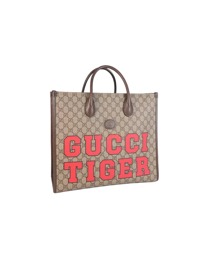 Pelle Grigio Supreme Monogram Canvas Tote Bag | Purse Maison Luxury Bags Shop