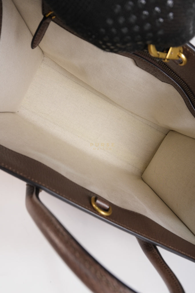 Pelle Grigio Supreme Monogram Canvas Tote Bag | Purse Maison Luxury Bags Shop