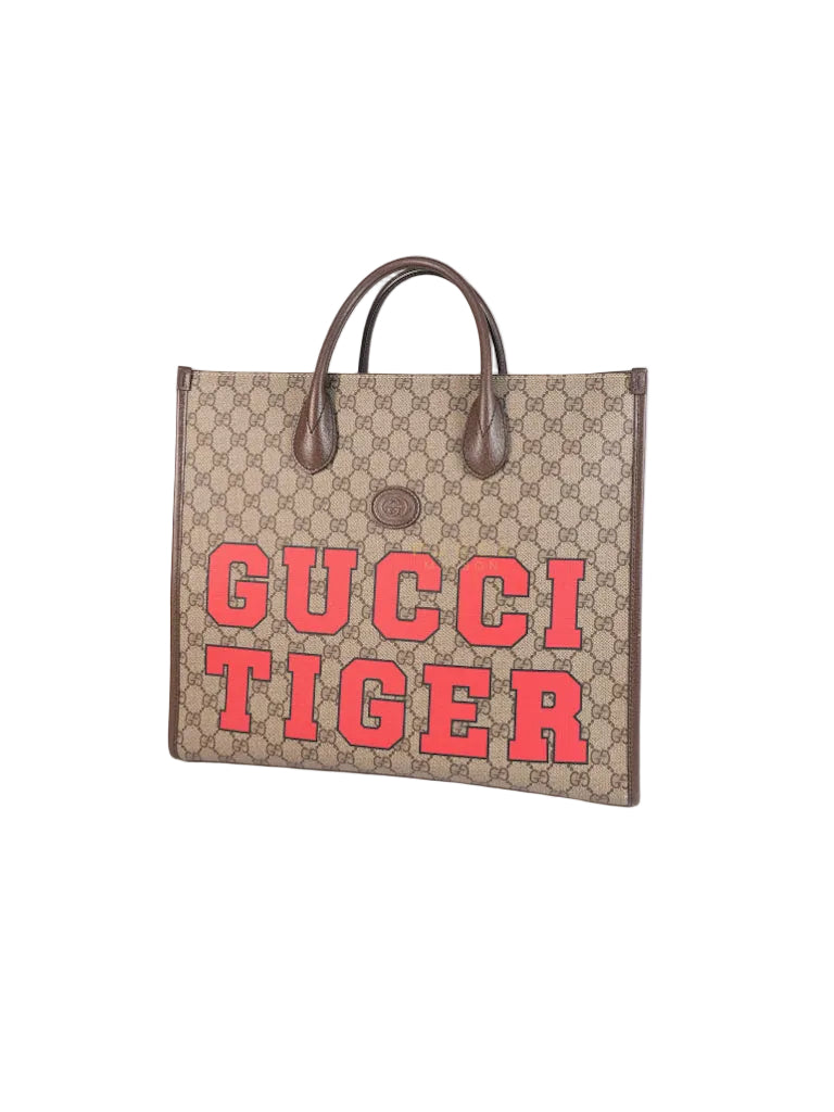 Pelle Grigio Supreme Monogram Canvas Tote Bag | Purse Maison Luxury Bags Shop