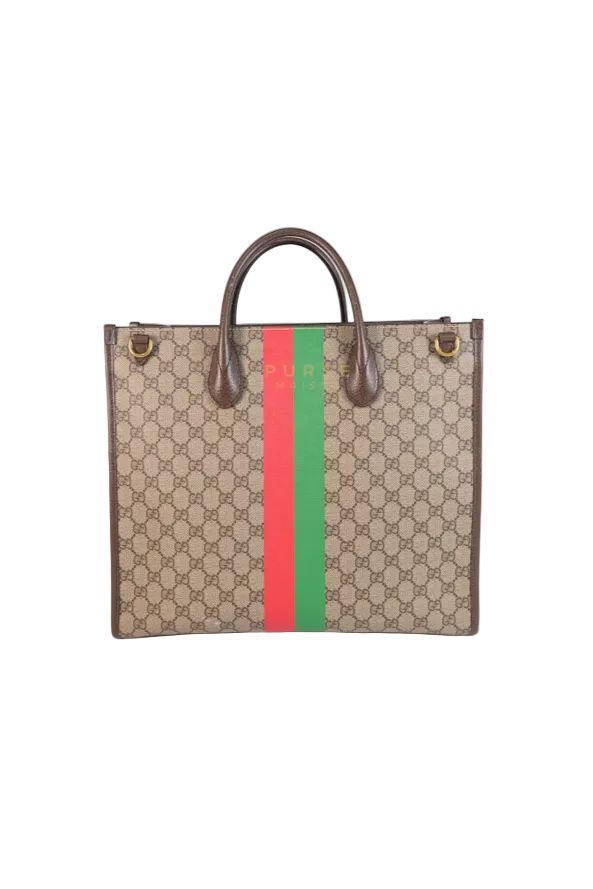 Pelle Grigio Supreme Monogram Canvas Tote Bag | Purse Maison Luxury Bags Shop