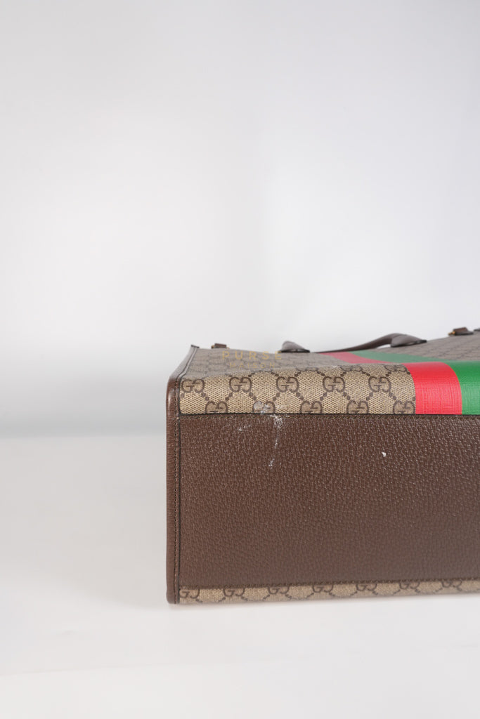 Pelle Grigio Supreme Monogram Canvas Tote Bag | Purse Maison Luxury Bags Shop