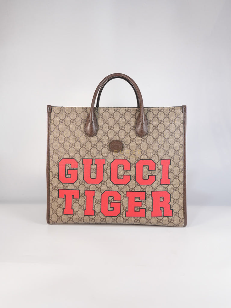 Pelle Grigio Supreme Monogram Canvas Tote Bag | Purse Maison Luxury Bags Shop