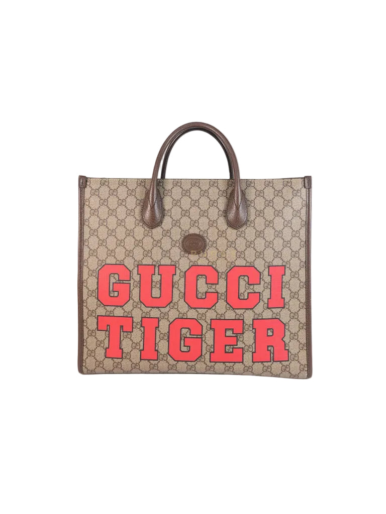 Pelle Grigio Supreme Monogram Canvas Tote Bag | Purse Maison Luxury Bags Shop