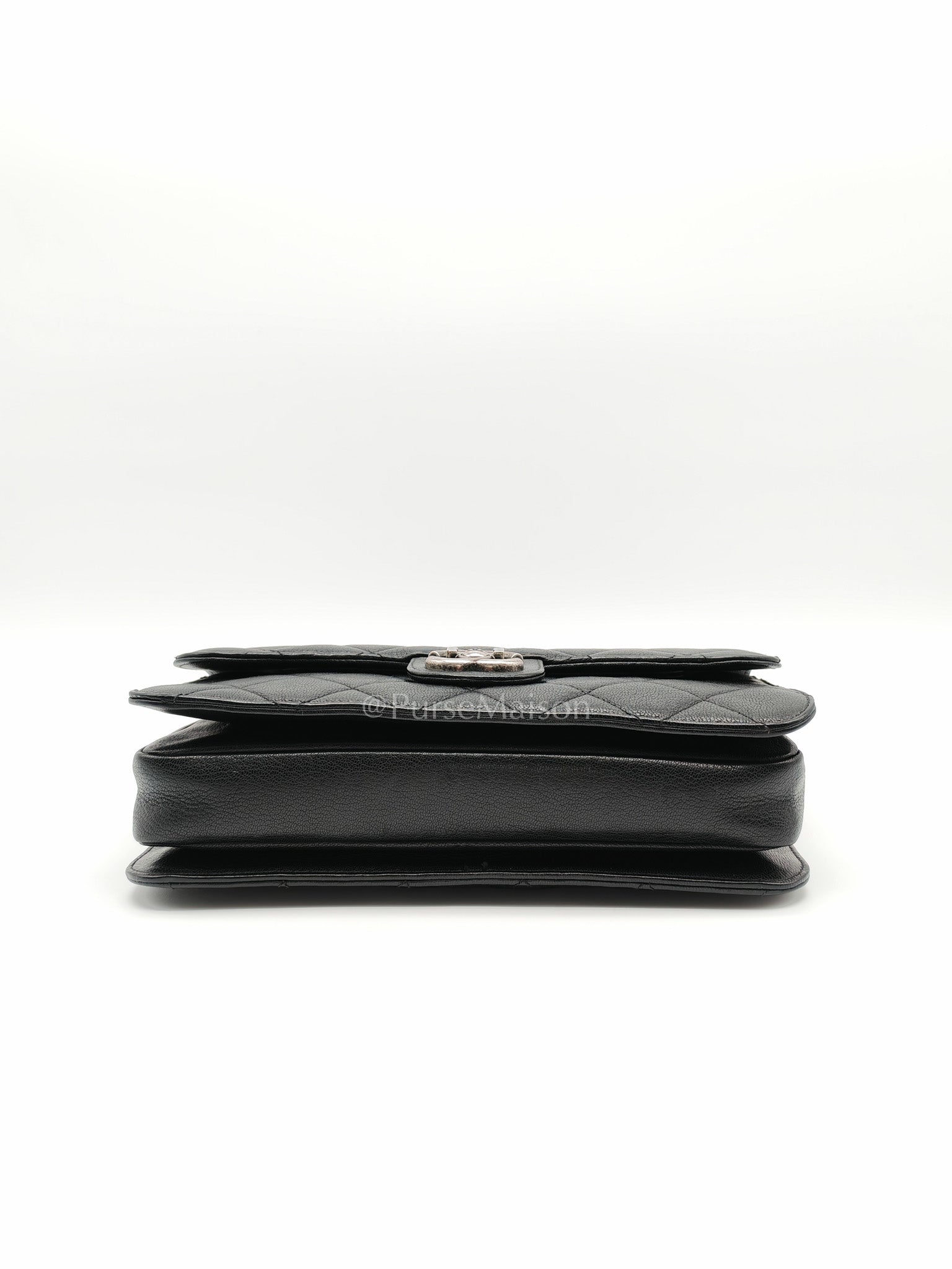 Perfect Edge Flap in Quilted Goatskin Leather and Ruthenium Hardware Series 21 | Purse Maison Luxury Bags Shop