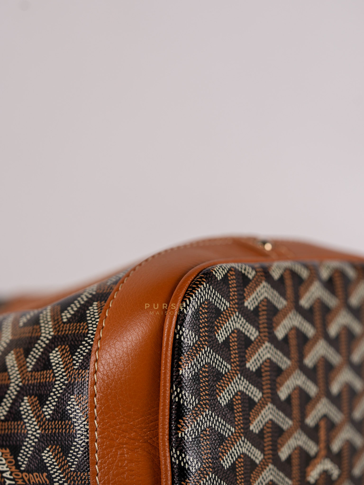 Petit Flot Bucket Bag in Tan Goyardine Canvas | Purse Maison Luxury Bags Shop