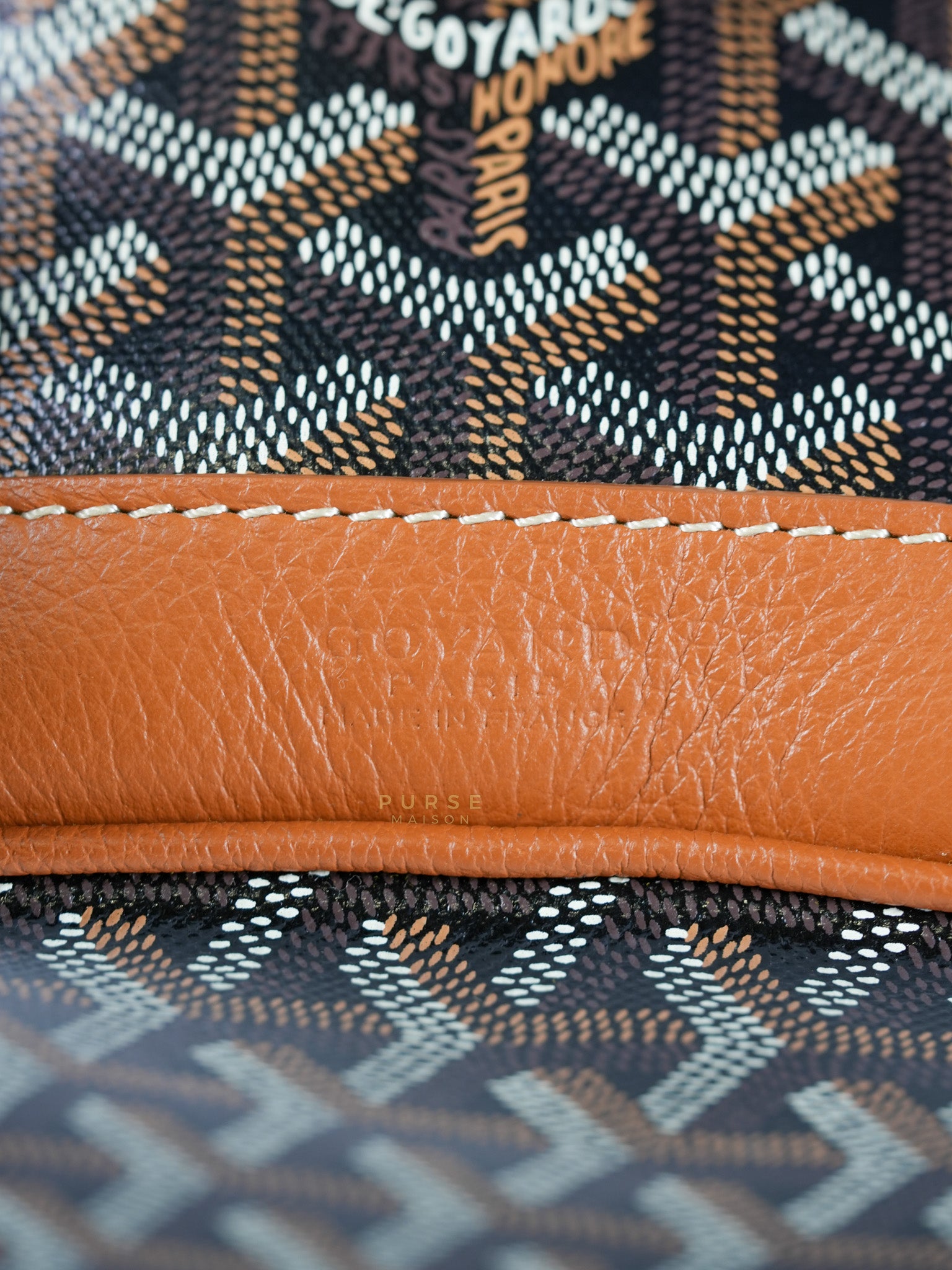 Petit Flot Bucket Bag in Tan Goyardine Canvas | Purse Maison Luxury Bags Shop