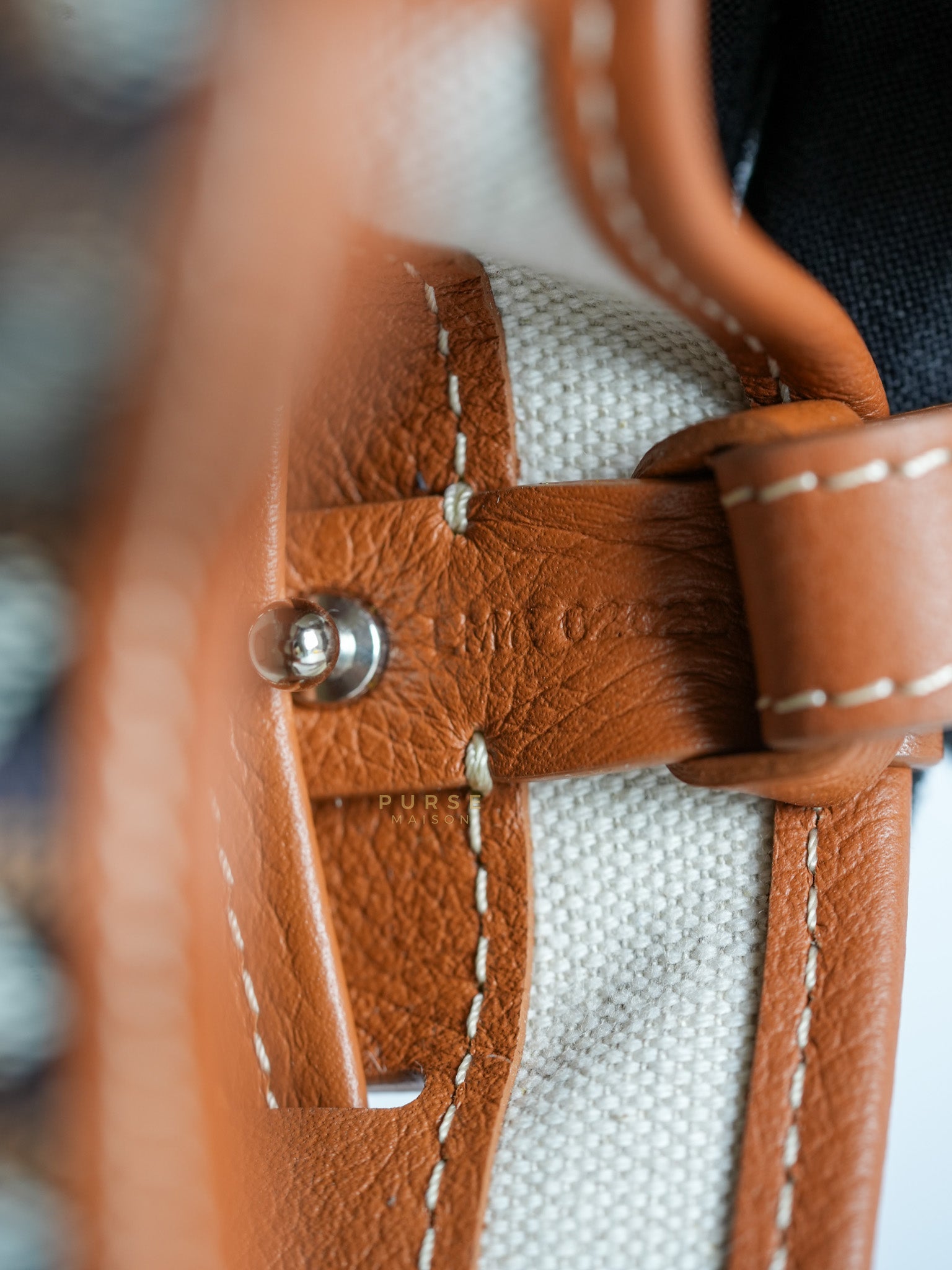 Petit Flot Bucket Bag in Tan Goyardine Canvas | Purse Maison Luxury Bags Shop