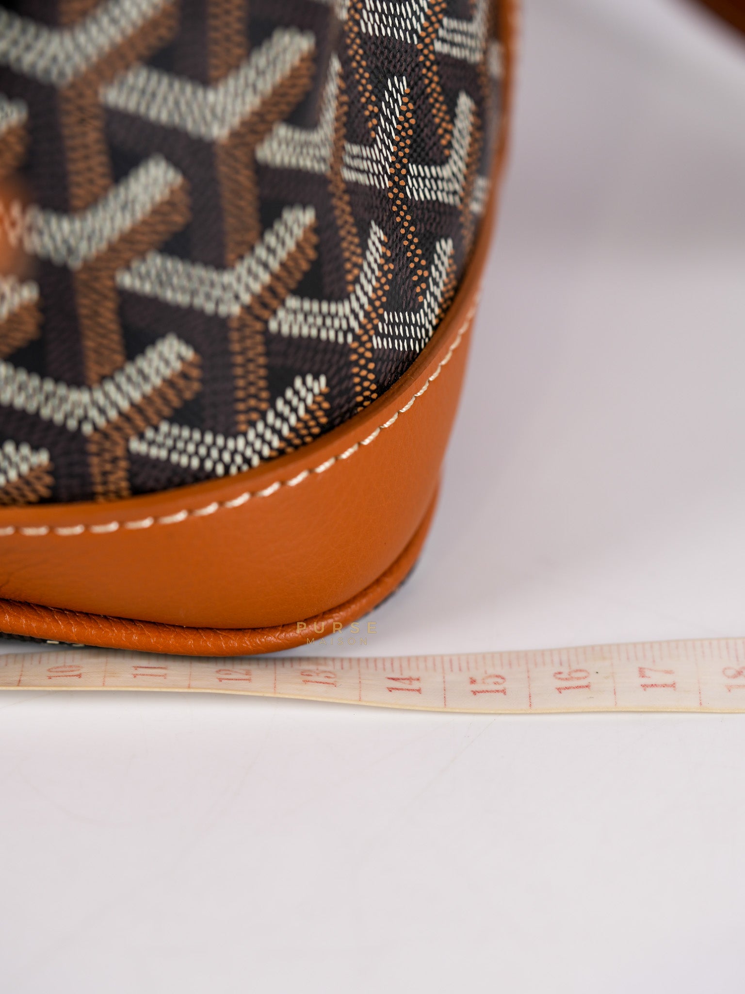 Petit Flot Bucket Bag in Tan Goyardine Canvas | Purse Maison Luxury Bags Shop