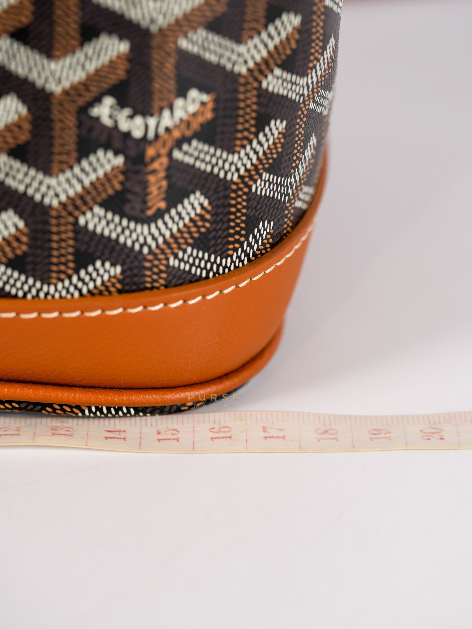 Petit Flot Bucket Bag in Tan Goyardine Canvas | Purse Maison Luxury Bags Shop