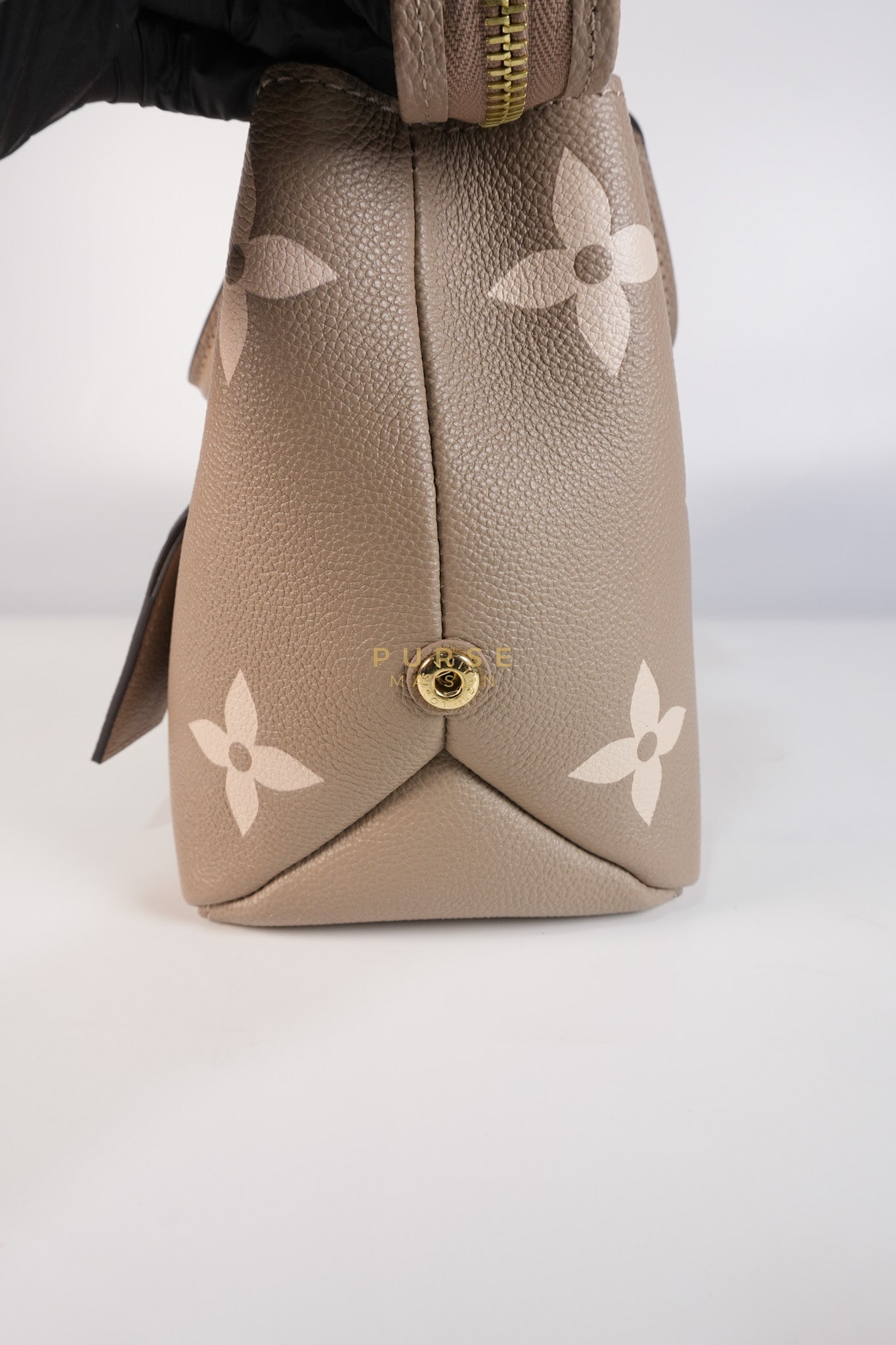 Petit Palais PM Hand Bag in Monogram Empreinte Canvas & Gold Hardware Microchip | Purse Maison Luxury Bags Shop