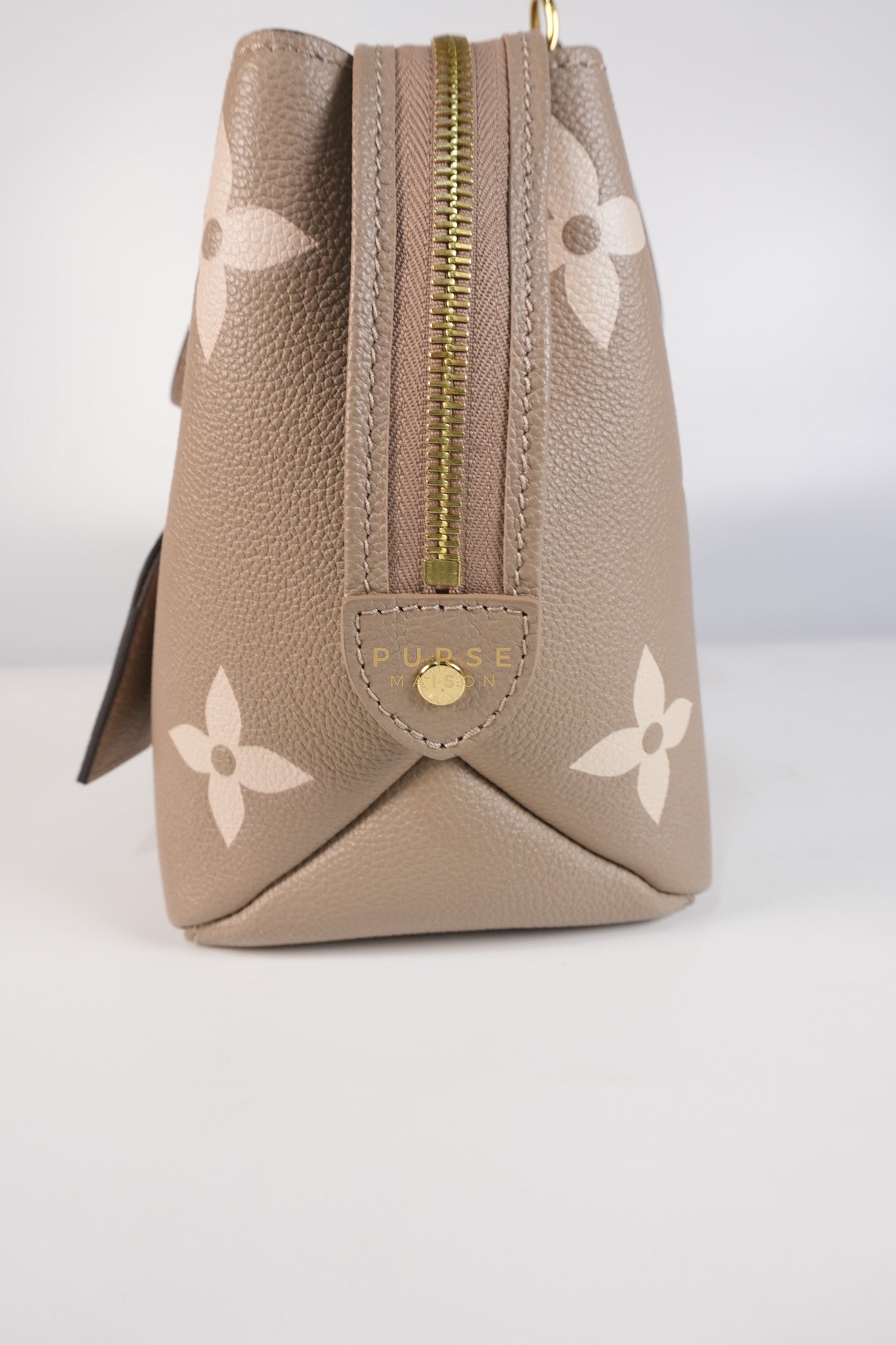 Petit Palais PM Hand Bag in Monogram Empreinte Canvas & Gold Hardware Microchip | Purse Maison Luxury Bags Shop