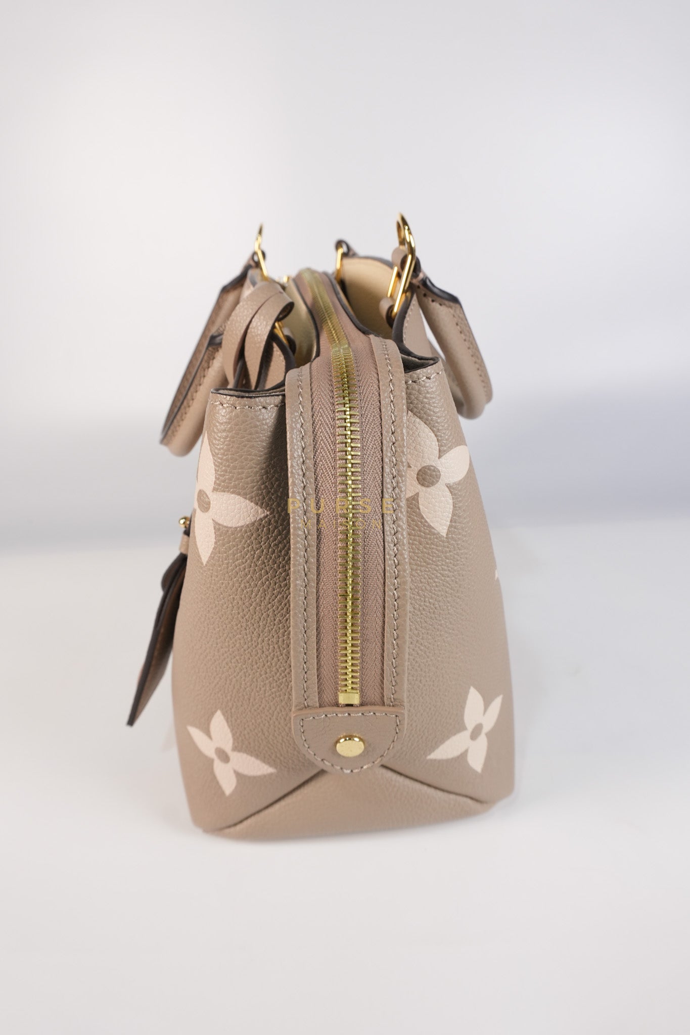 Petit Palais PM Hand Bag in Monogram Empreinte Canvas & Gold Hardware Microchip | Purse Maison Luxury Bags Shop