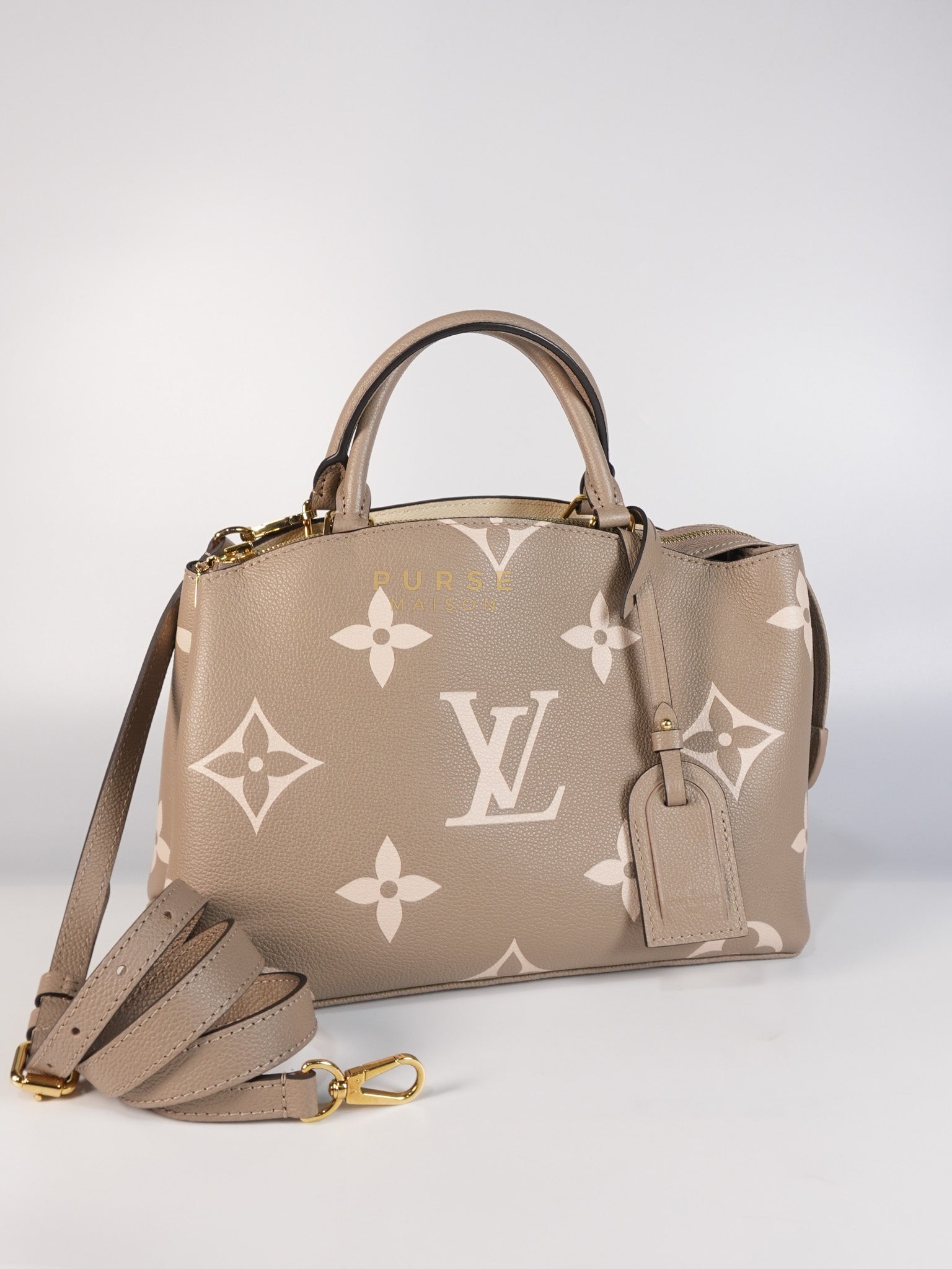 Petit Palais PM Hand Bag in Monogram Empreinte Canvas & Gold Hardware Microchip | Purse Maison Luxury Bags Shop