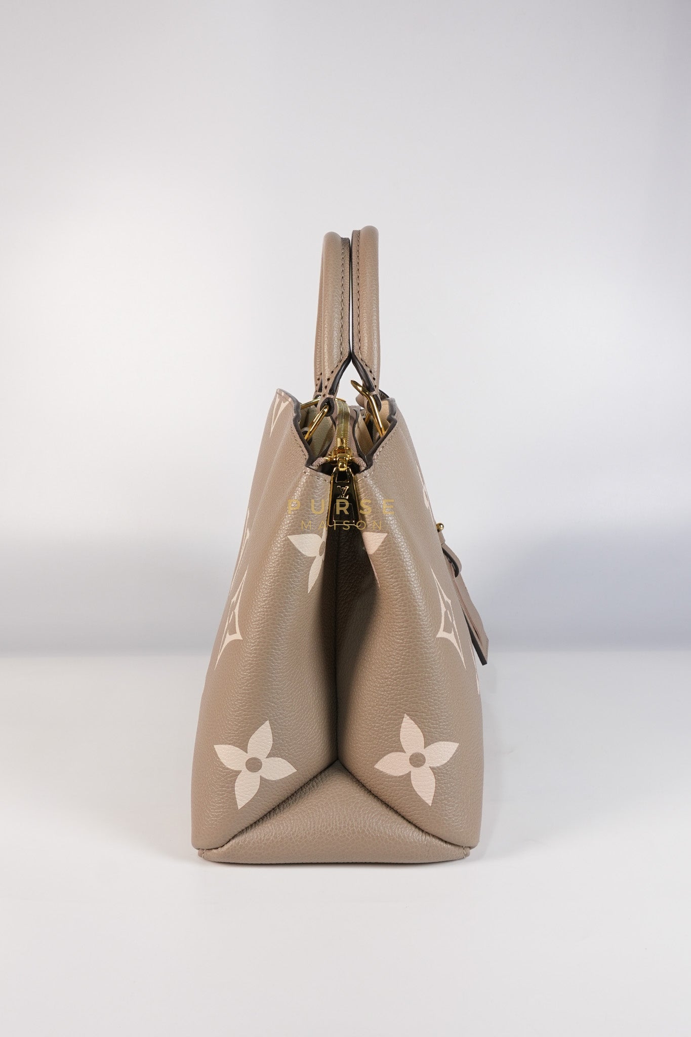 Petit Palais PM Hand Bag in Monogram Empreinte Canvas & Gold Hardware Microchip | Purse Maison Luxury Bags Shop