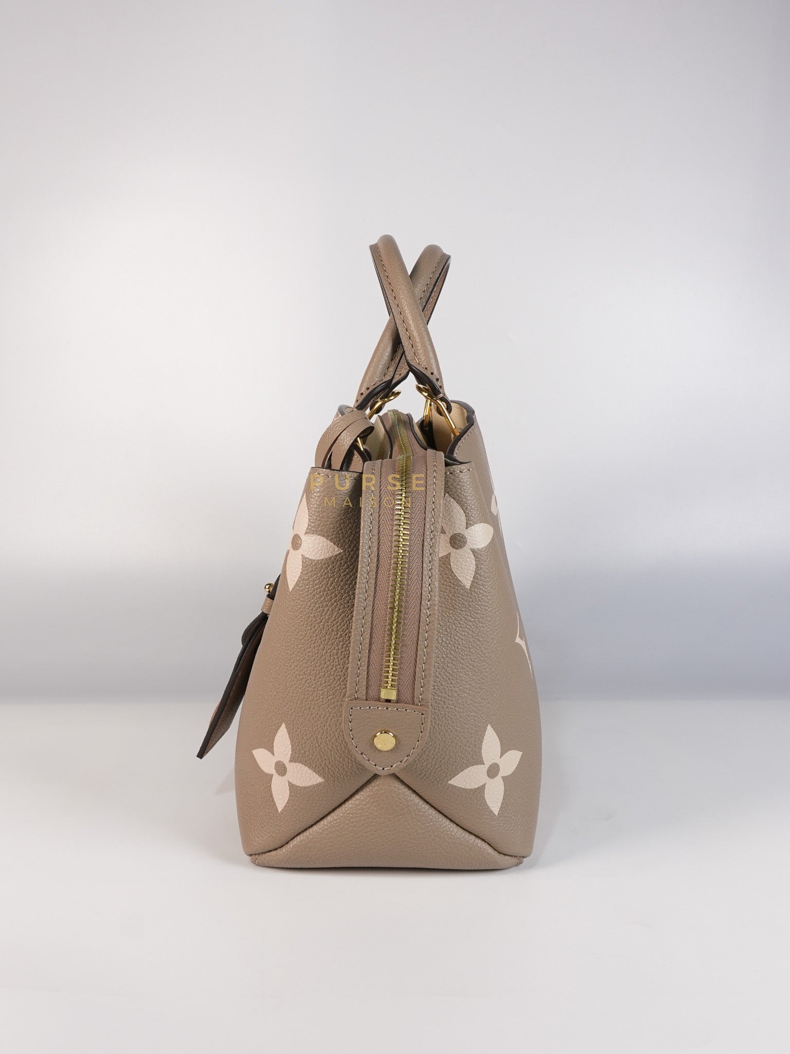 Petit Palais PM Hand Bag in Monogram Empreinte Canvas & Gold Hardware Microchip | Purse Maison Luxury Bags Shop