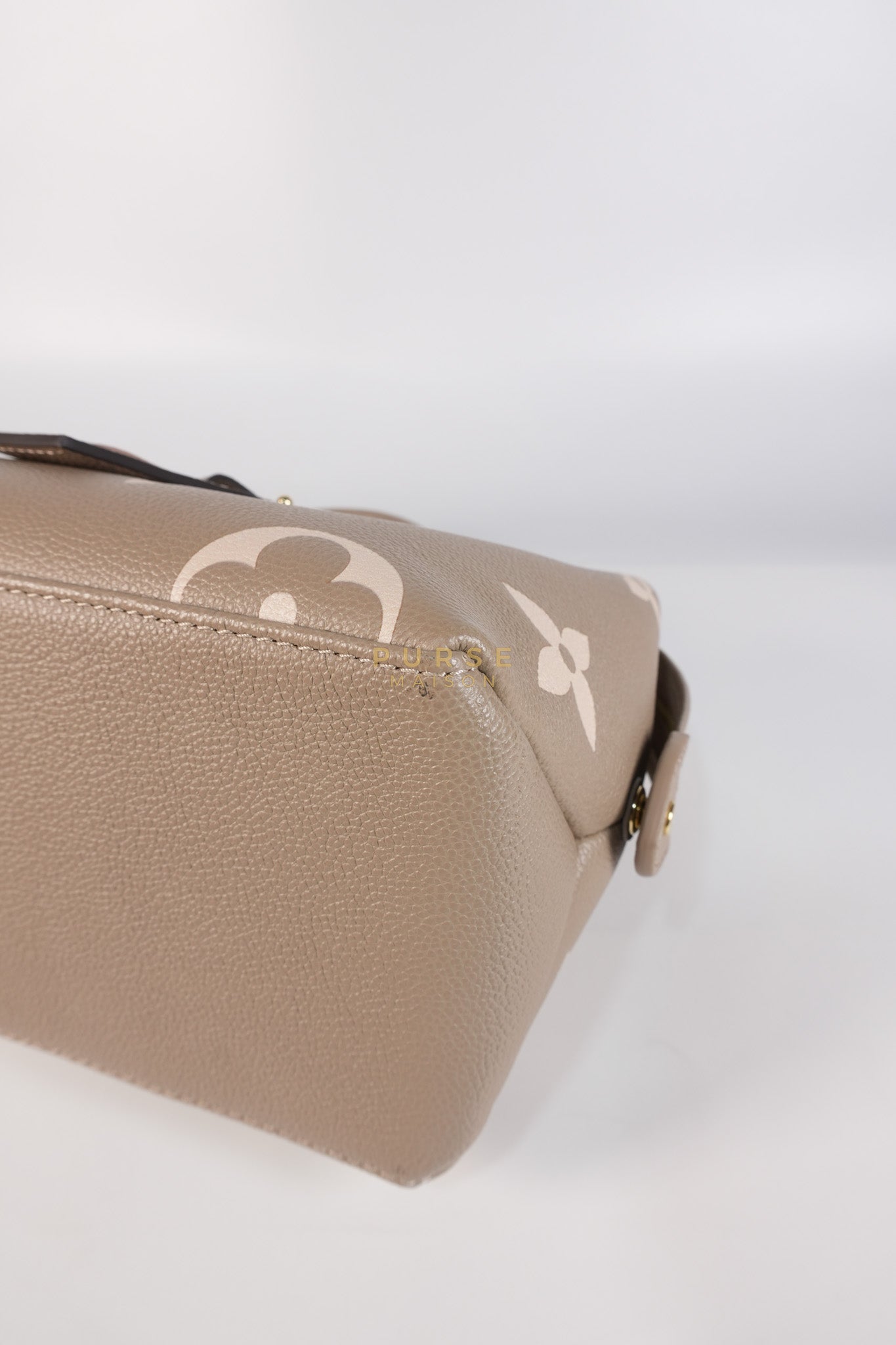 Petit Palais PM Hand Bag in Monogram Empreinte Canvas & Gold Hardware Microchip | Purse Maison Luxury Bags Shop