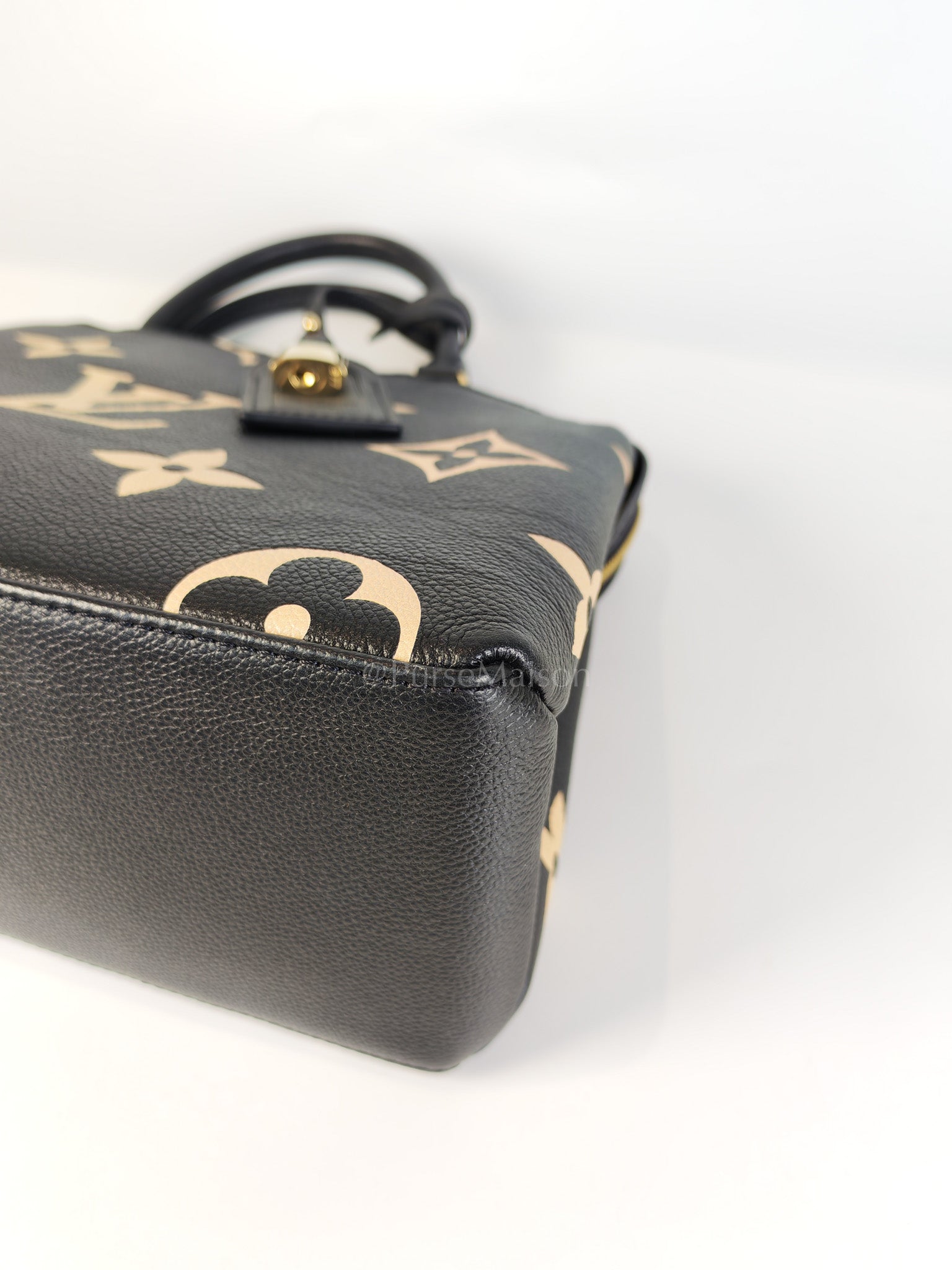 Petit Palais PM in Monogram Empreinte Bicolor Leather (Microchip) | Purse Maison Luxury Bags Shop