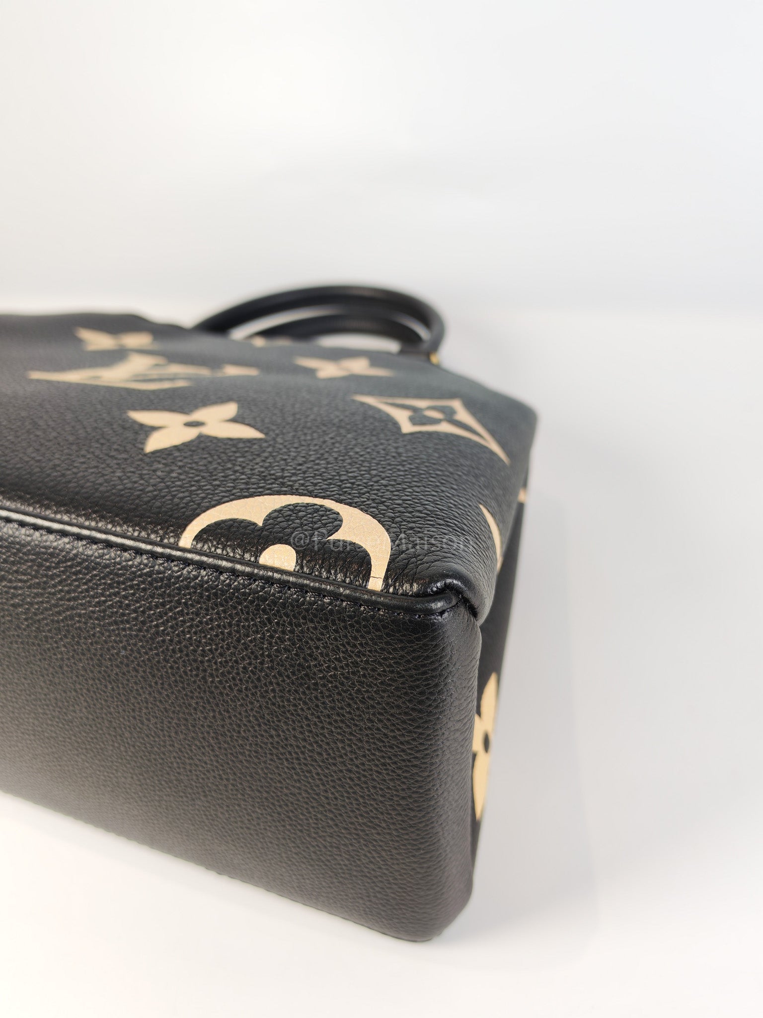 Petit Palais PM in Monogram Empreinte Bicolor Leather (Microchip) | Purse Maison Luxury Bags Shop