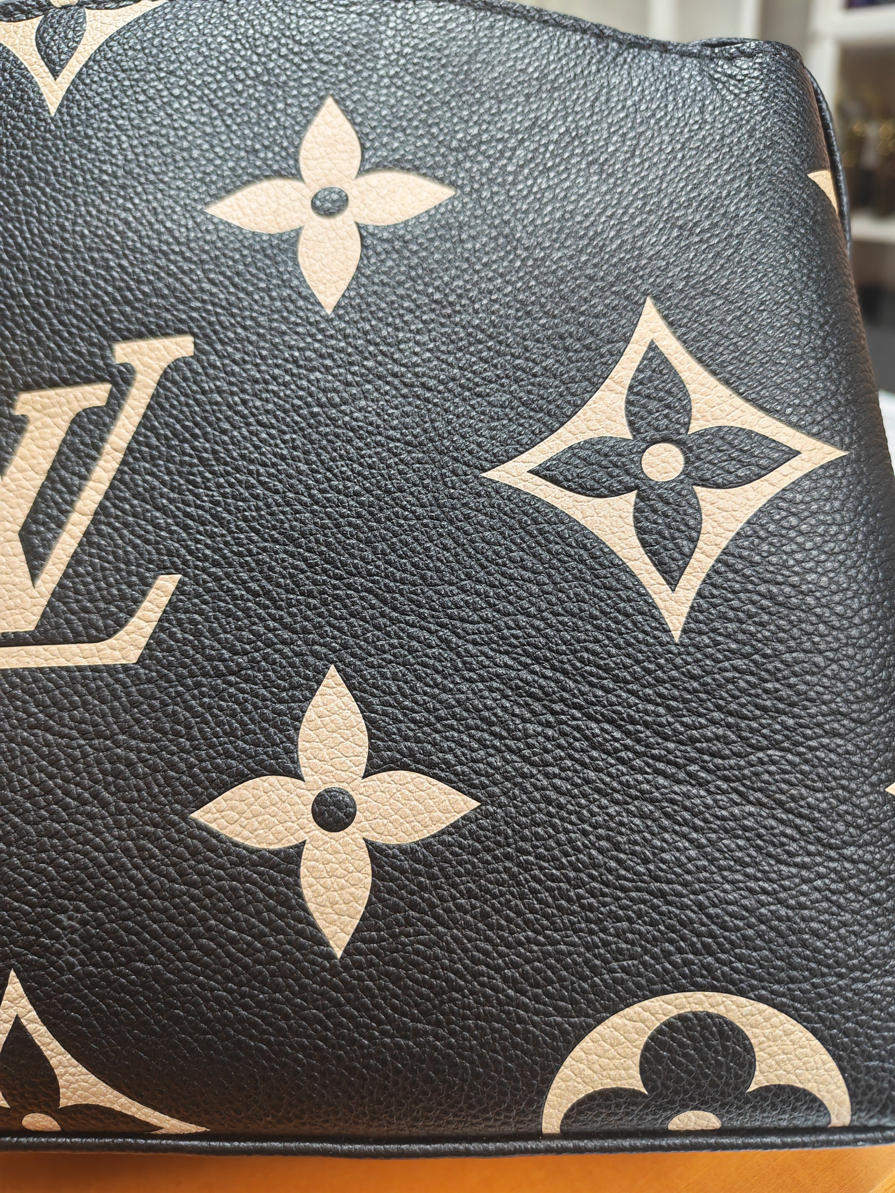 Petit Palais PM in Monogram Empreinte Bicolor Leather (Microchip) | Purse Maison Luxury Bags Shop