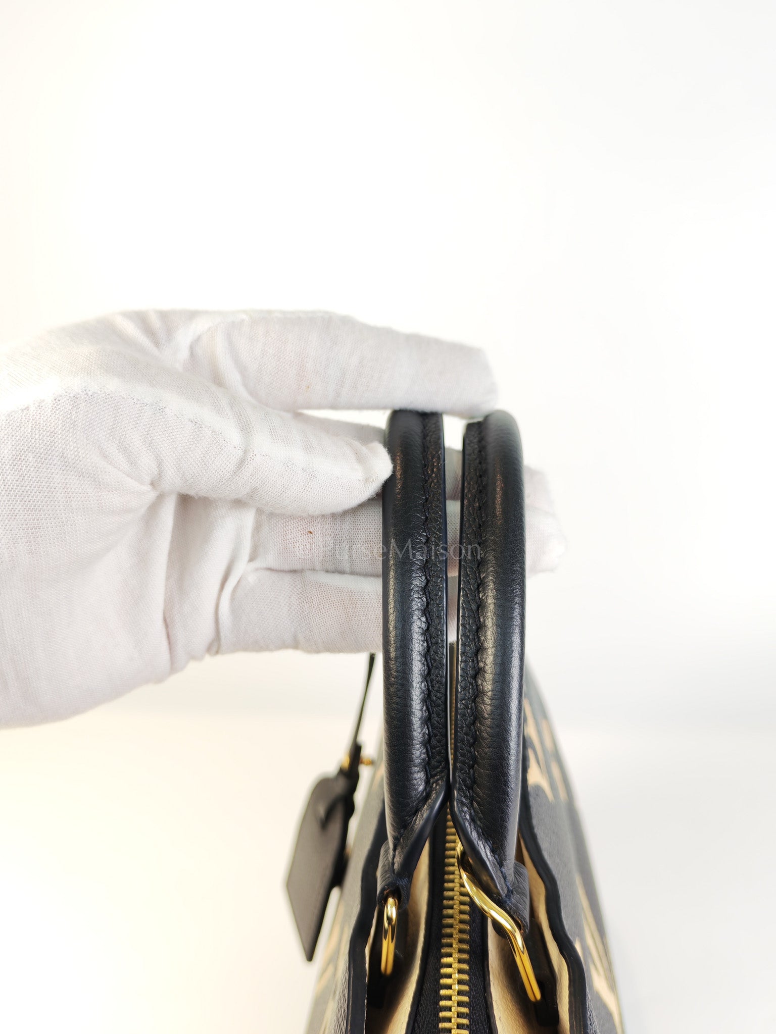 Petit Palais PM in Monogram Empreinte Bicolor Leather (Microchip) | Purse Maison Luxury Bags Shop