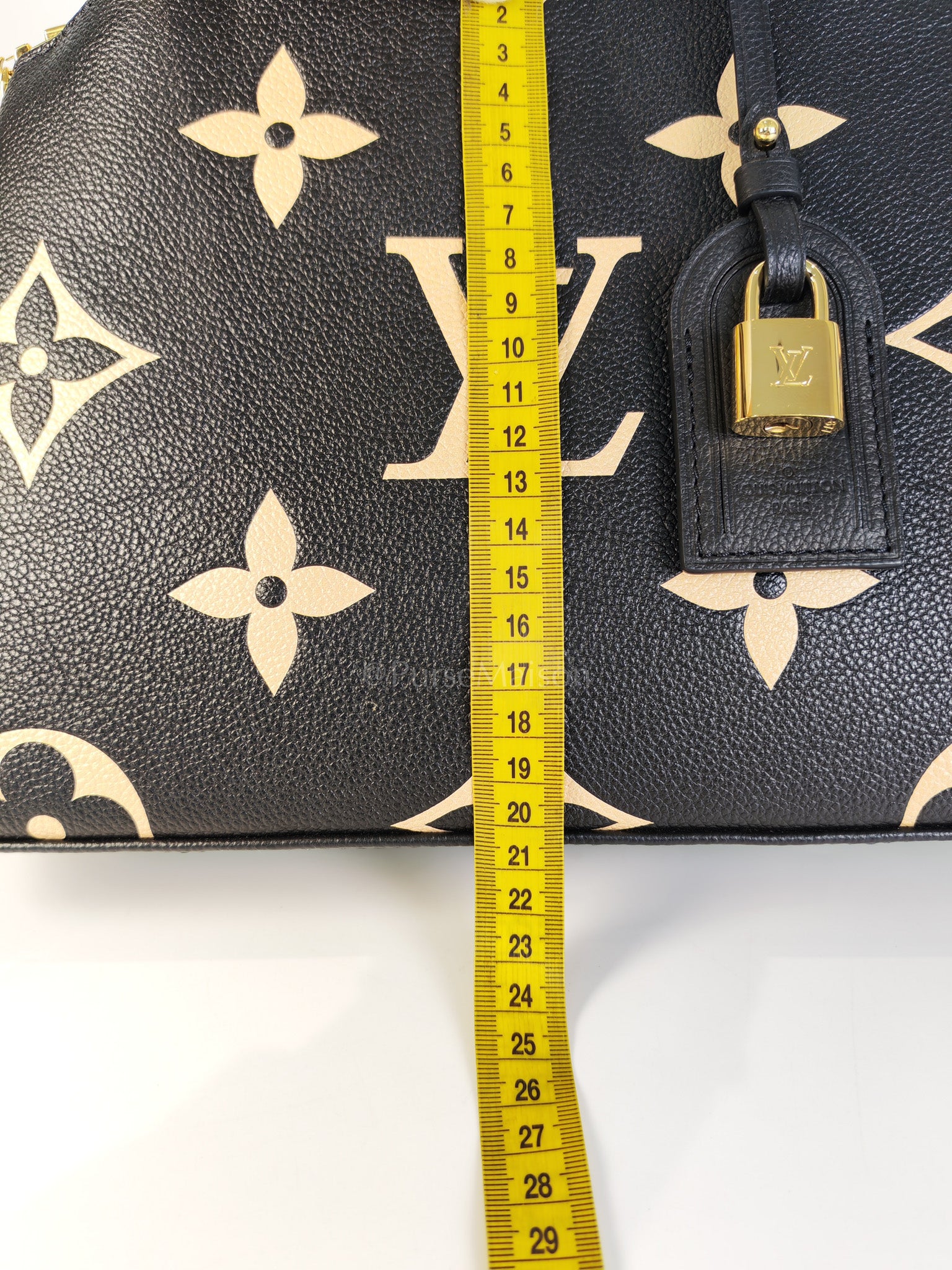 Petit Palais PM in Monogram Empreinte Bicolor Leather (Microchip) | Purse Maison Luxury Bags Shop