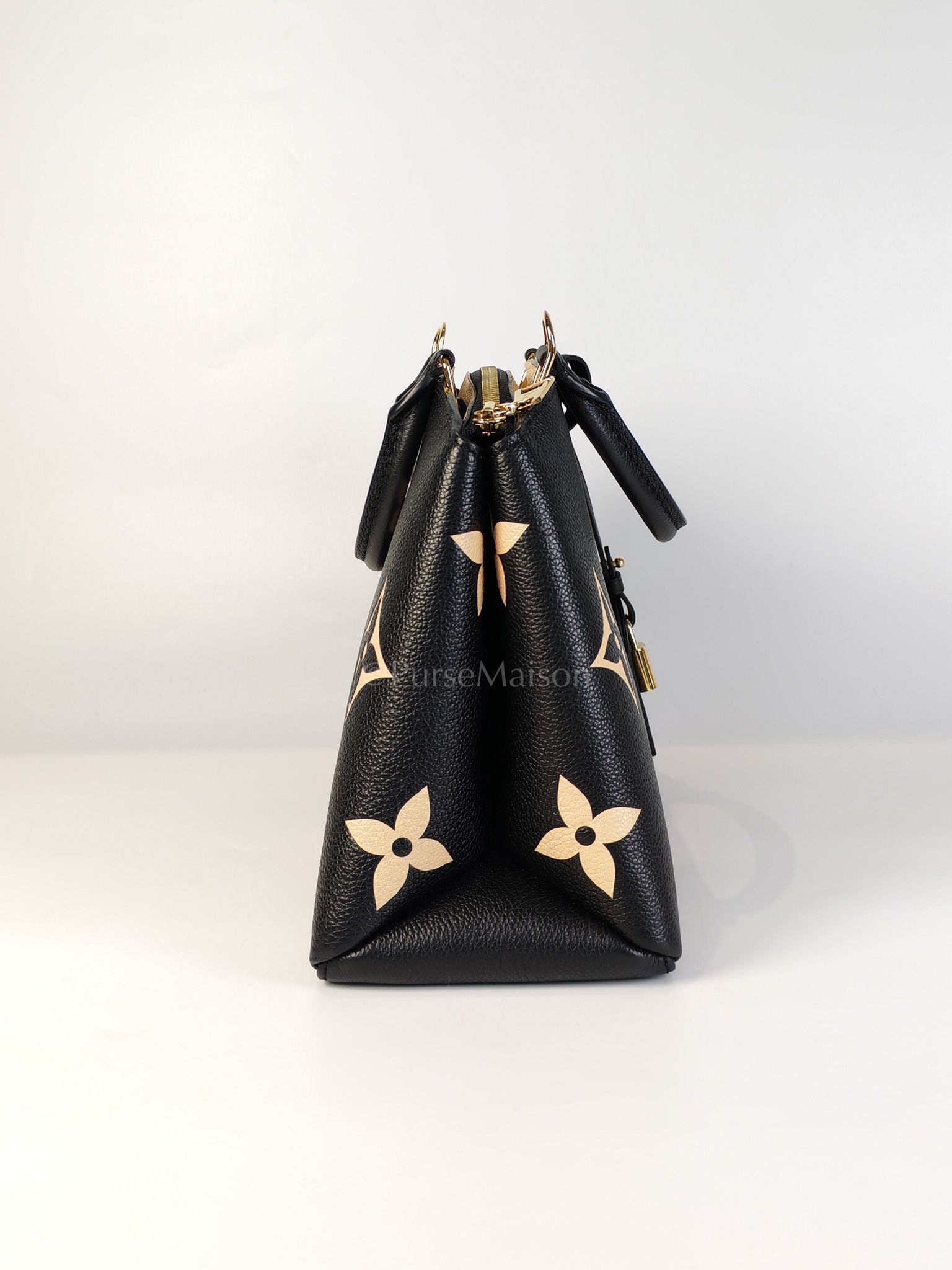 Petit Palais PM in Monogram Empreinte Bicolor Leather (Microchip) | Purse Maison Luxury Bags Shop