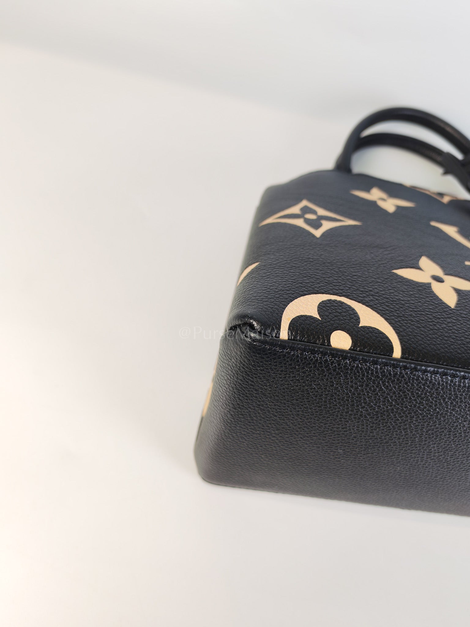 Petit Palais PM in Monogram Empreinte Bicolor Leather (Microchip) | Purse Maison Luxury Bags Shop