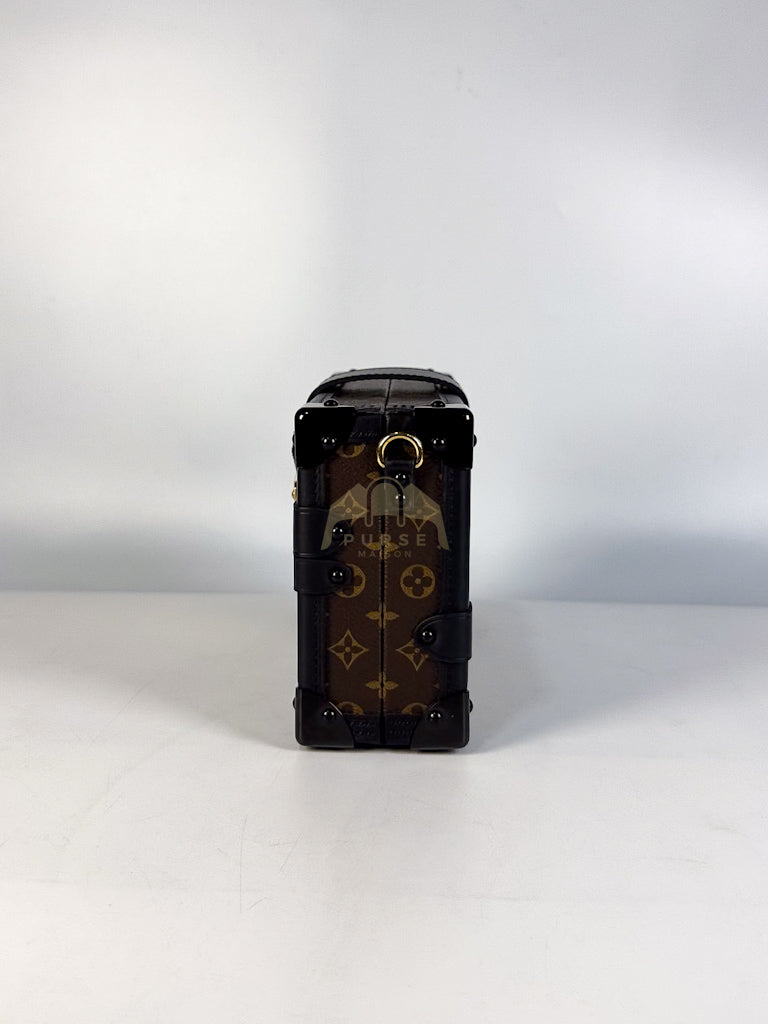 Petite Malle Bag in Monogram Coated Canvas & Gold Hardware Microchip | Purse Maison Luxury Bags Shop