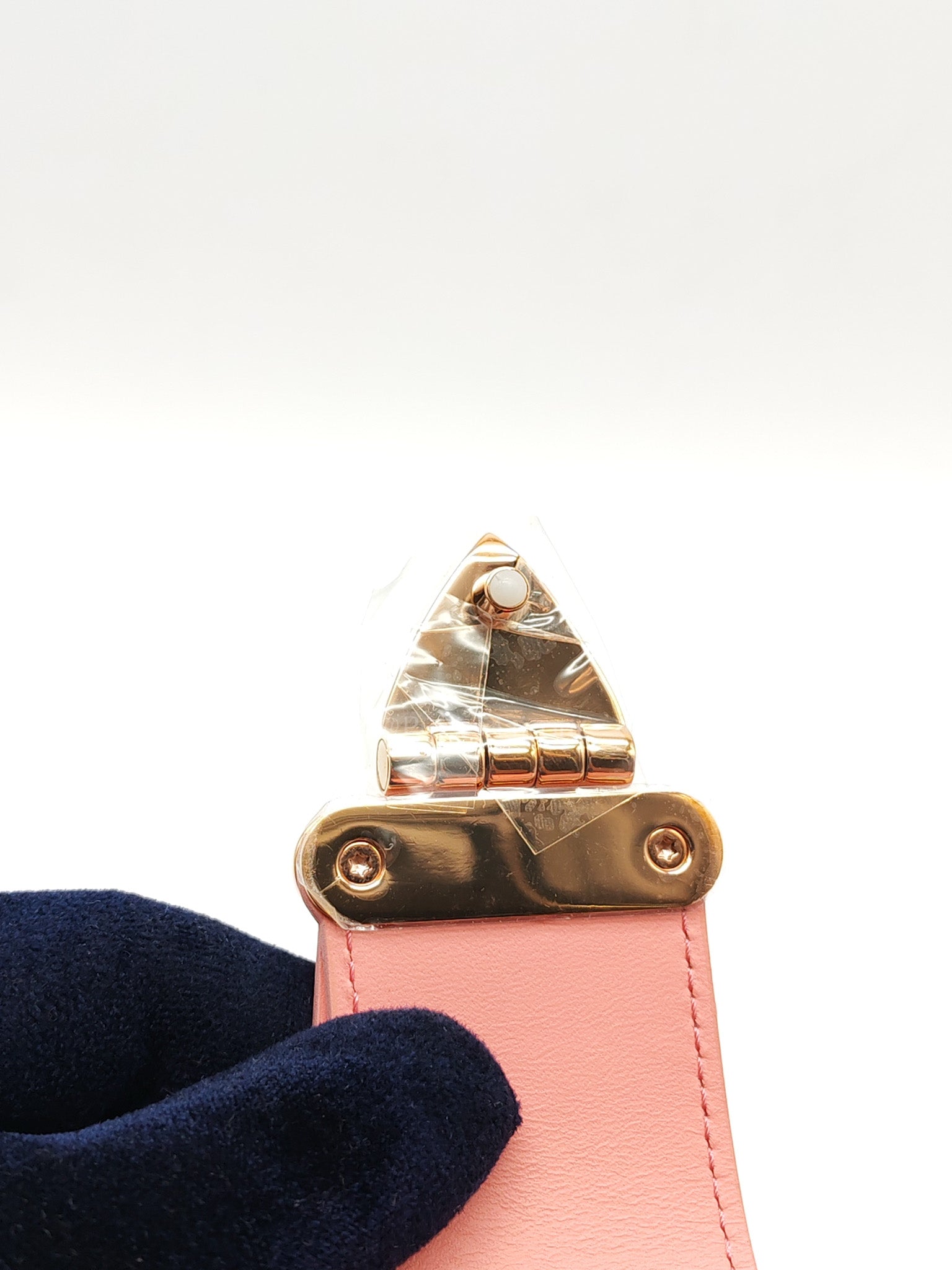 Petite Mallee Shoulder Bag in Pink Since 1854 Jacquard Clutch Rose Gold Hardware (Microchip) | Purse Maison Luxury Bags Shop