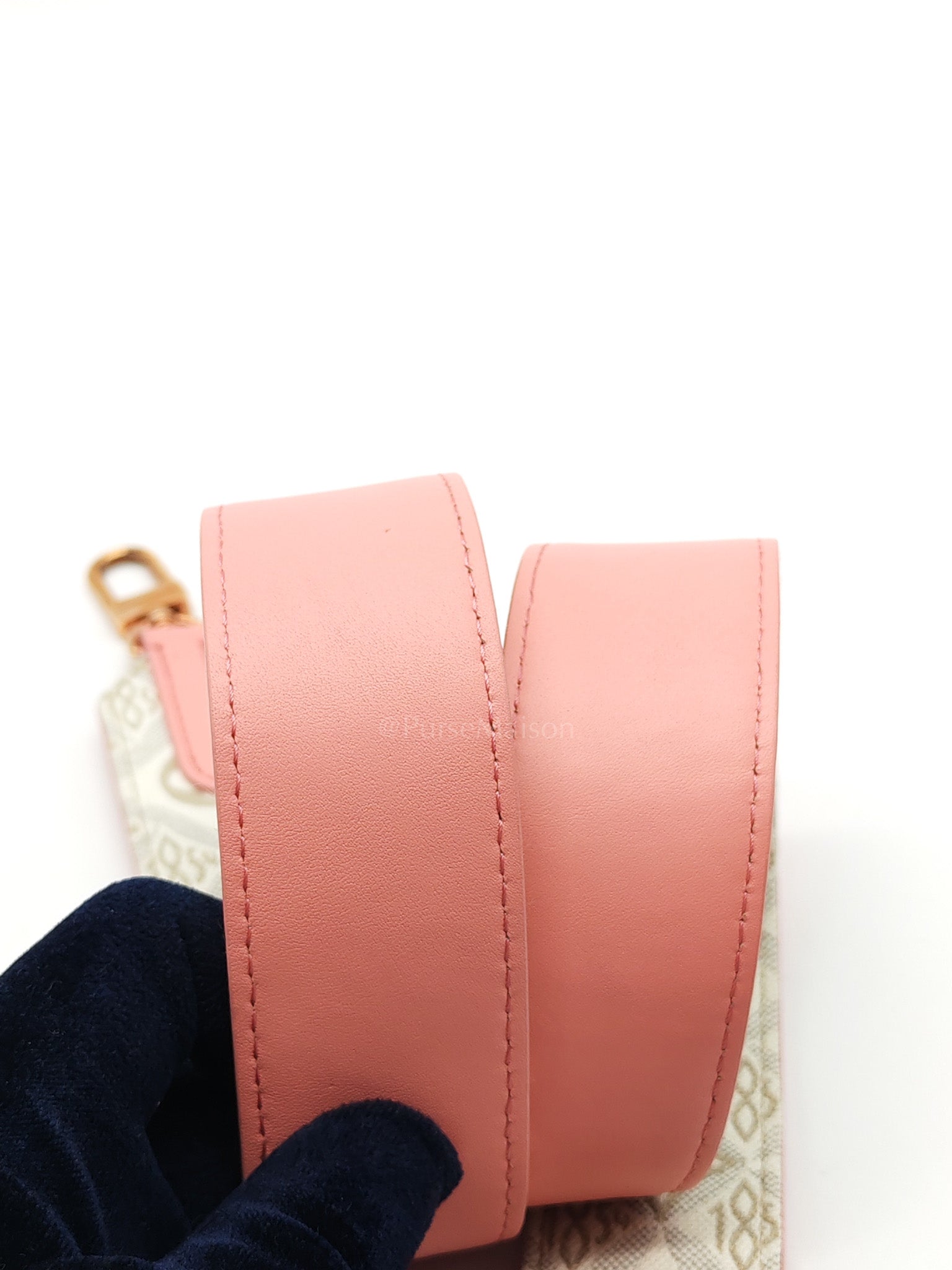 Petite Mallee Shoulder Bag in Pink Since 1854 Jacquard Clutch Rose Gold Hardware (Microchip) | Purse Maison Luxury Bags Shop