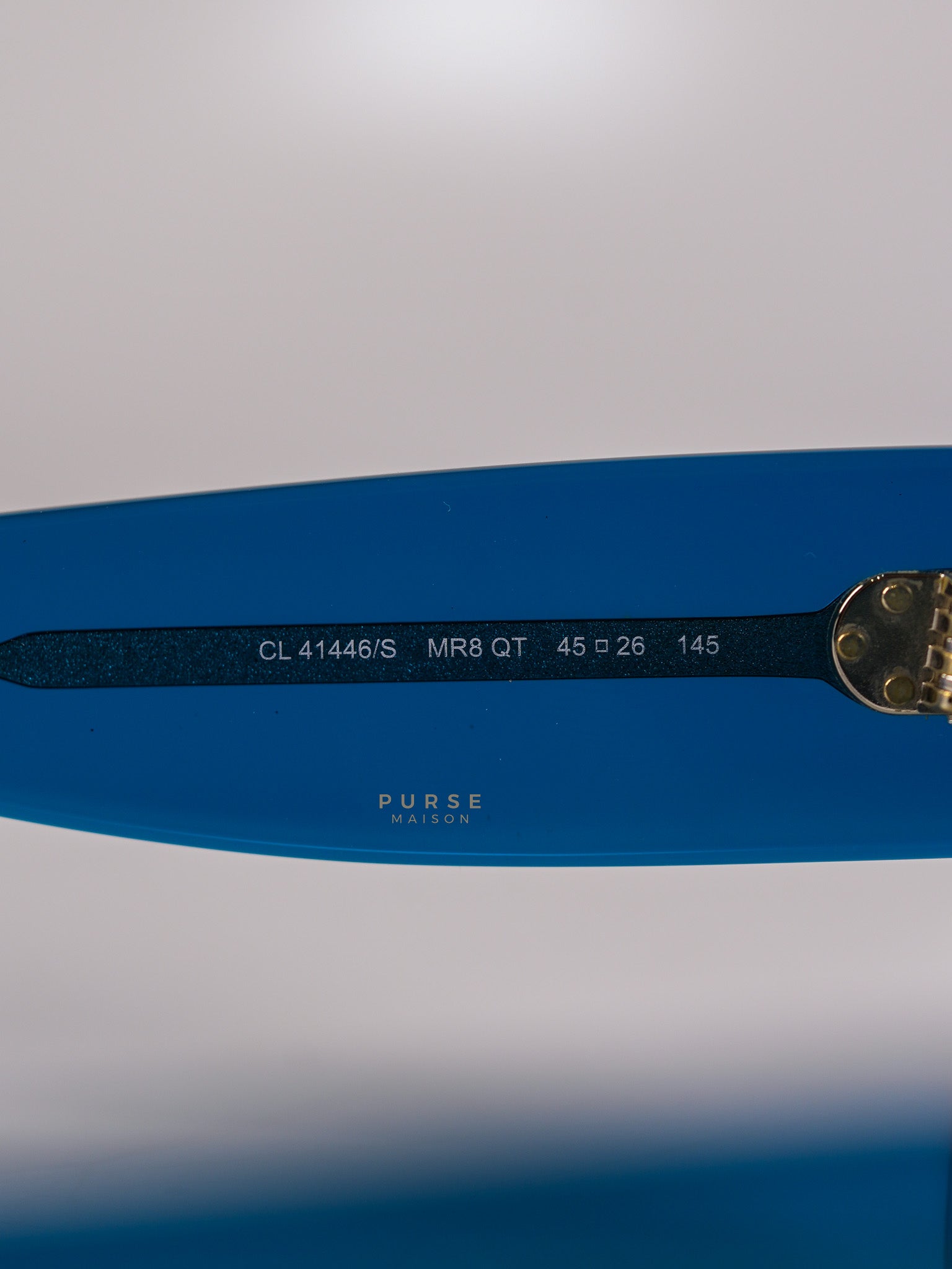 Petrol Blue Zoe Sunglasses | Purse Maison Luxury Bags Shop