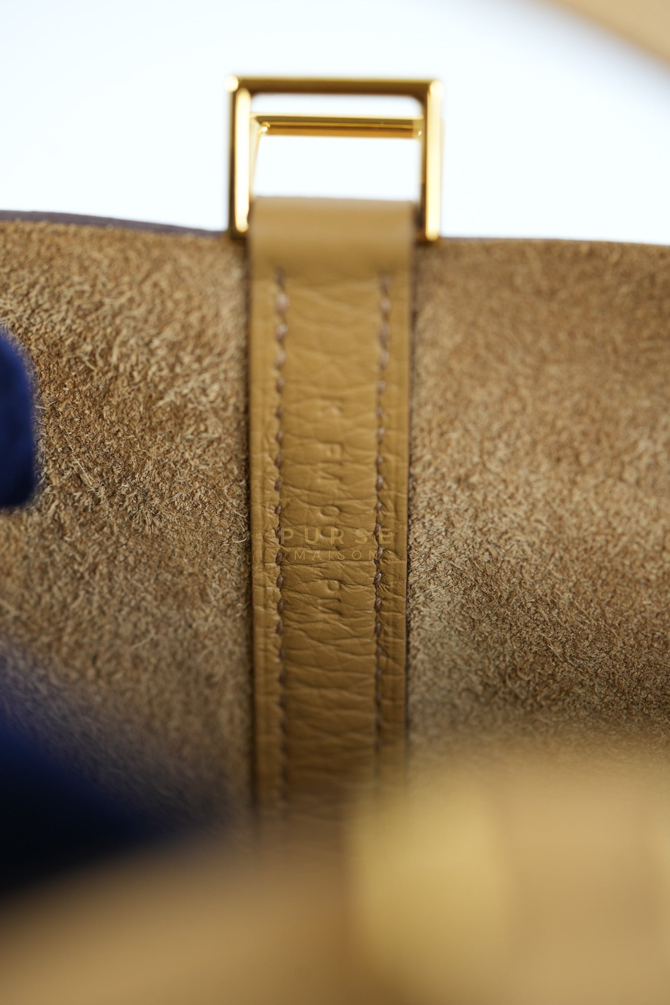 Picotin 18 Biscuit in Clemence Taurillon Leather and Gold Hardware Stamp K (2025) | Purse Maison Luxury Bags Shop