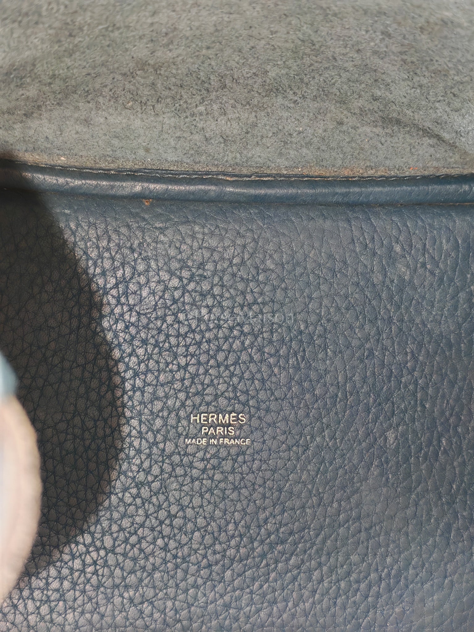 Picotin 18 Blue Colvert Clemence/Swift Leather Palladium Hardware Stamp T(2015) | Purse Maison Luxury Bags Shop