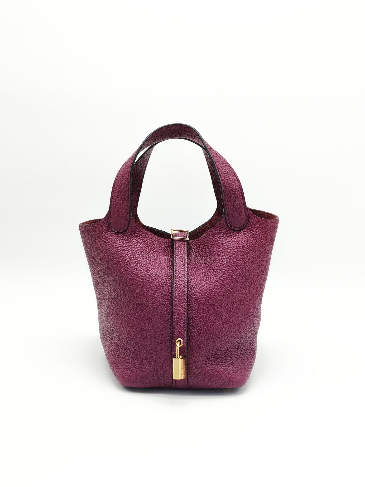 Picotin 18 in Anemone Taurillon Maurice Leather Gold Hardware Stamp D(2019) | Purse Maison Luxury Bags Shop