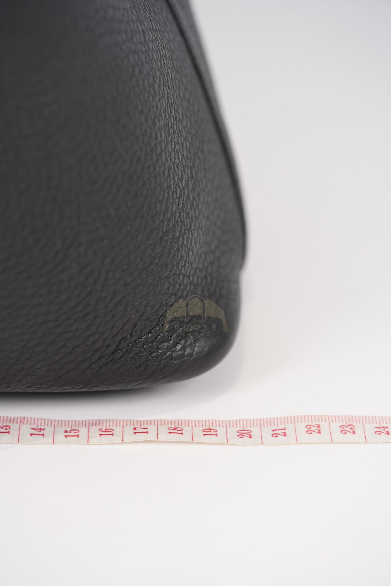 Picotin 18 in Noir/Black Clemence Leather Palladium Hardware Stamp U(2022) | Purse Maison Luxury Bags Shop