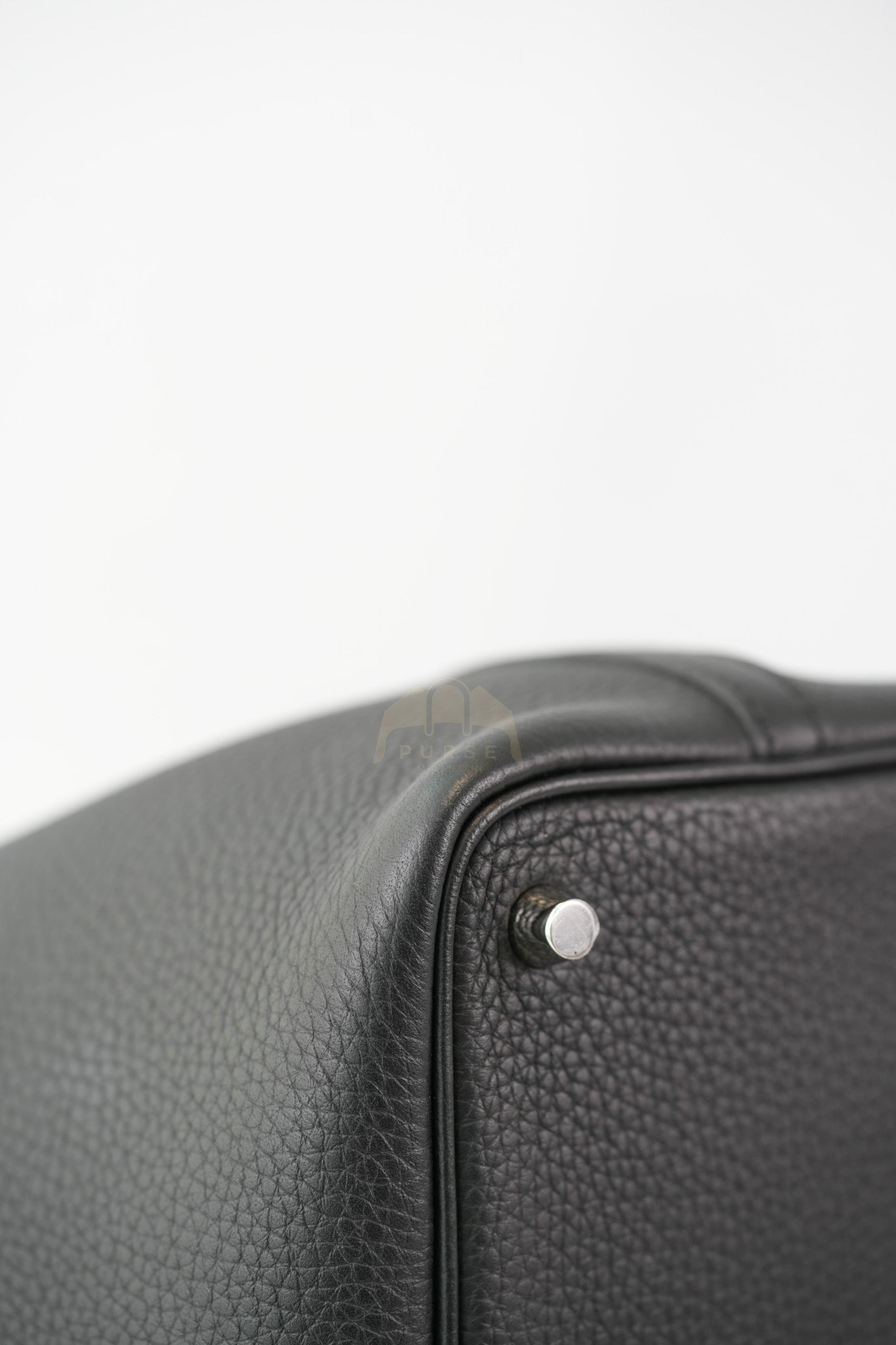 Picotin 18 in Noir/Black Clemence Leather Palladium Hardware Stamp U(2022) | Purse Maison Luxury Bags Shop