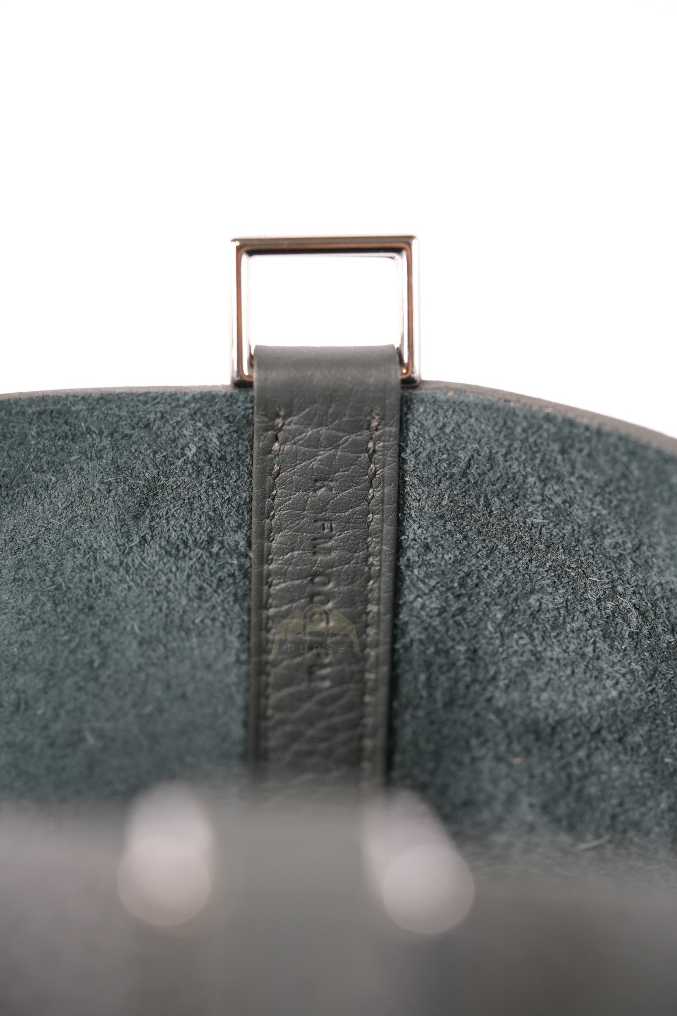 Picotin 18 in Vert Mangrove Clemence Leather Palladium Hardware (Stamp K) | Purse Maison Luxury Bags Shop