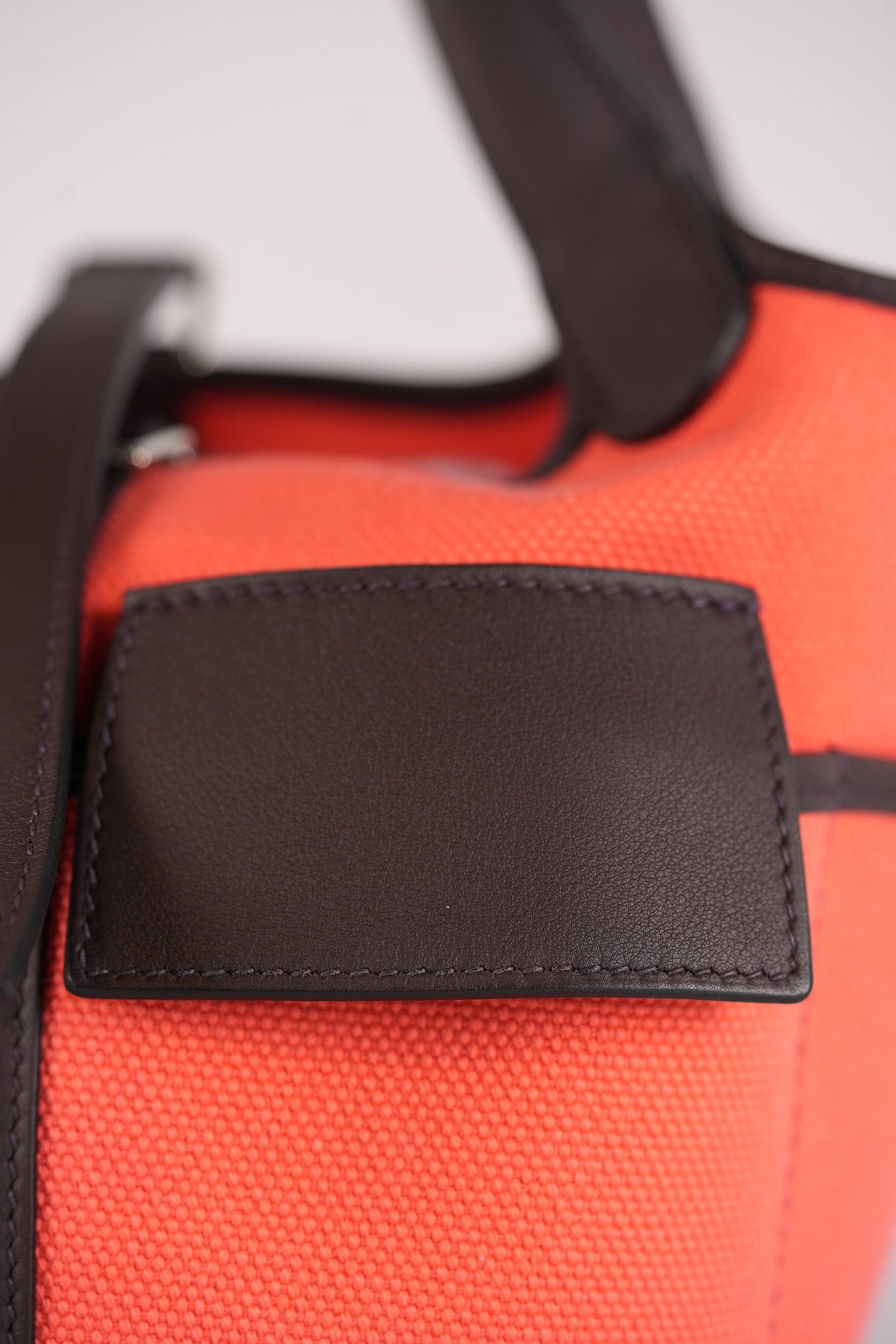 Picotin 18 Limited Edition Cargo Rouge Sellier Swift and Rose Texas Toile Goeland Canvas and Palladium Hardware Stamp U (2022) | Purse Maison Luxury Bags Shop