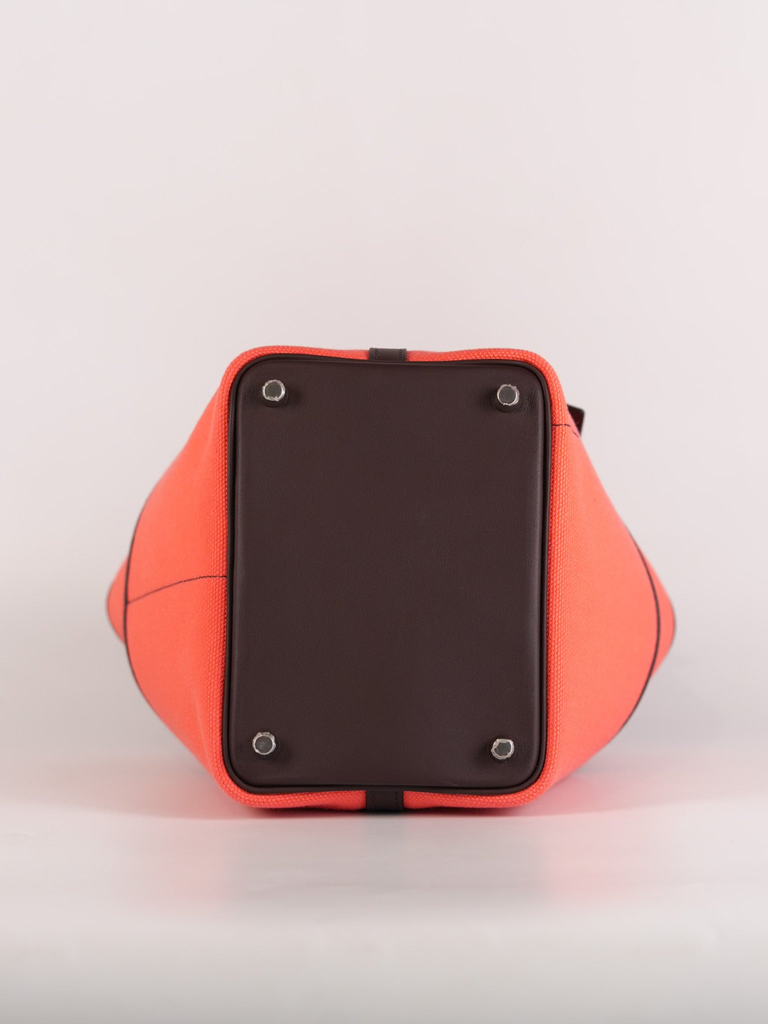 Picotin 18 Limited Edition Cargo Rouge Sellier Swift and Rose Texas Toile Goeland Canvas and Palladium Hardware Stamp U (2022) | Purse Maison Luxury Bags Shop