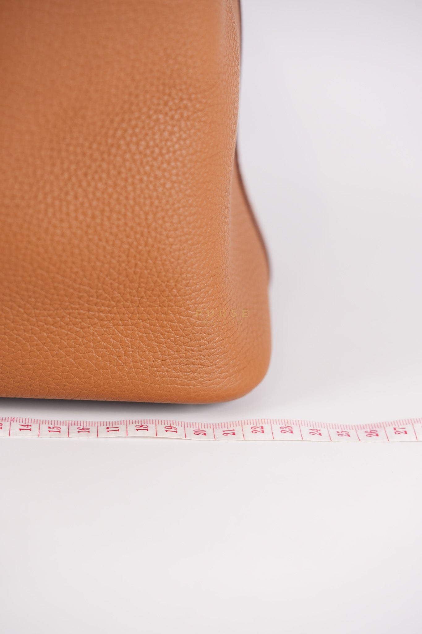 Picotin 22 Gold Clemence Leather and Palladium Hardware Stamp U (2022) | Purse Maison Luxury Bags Shop