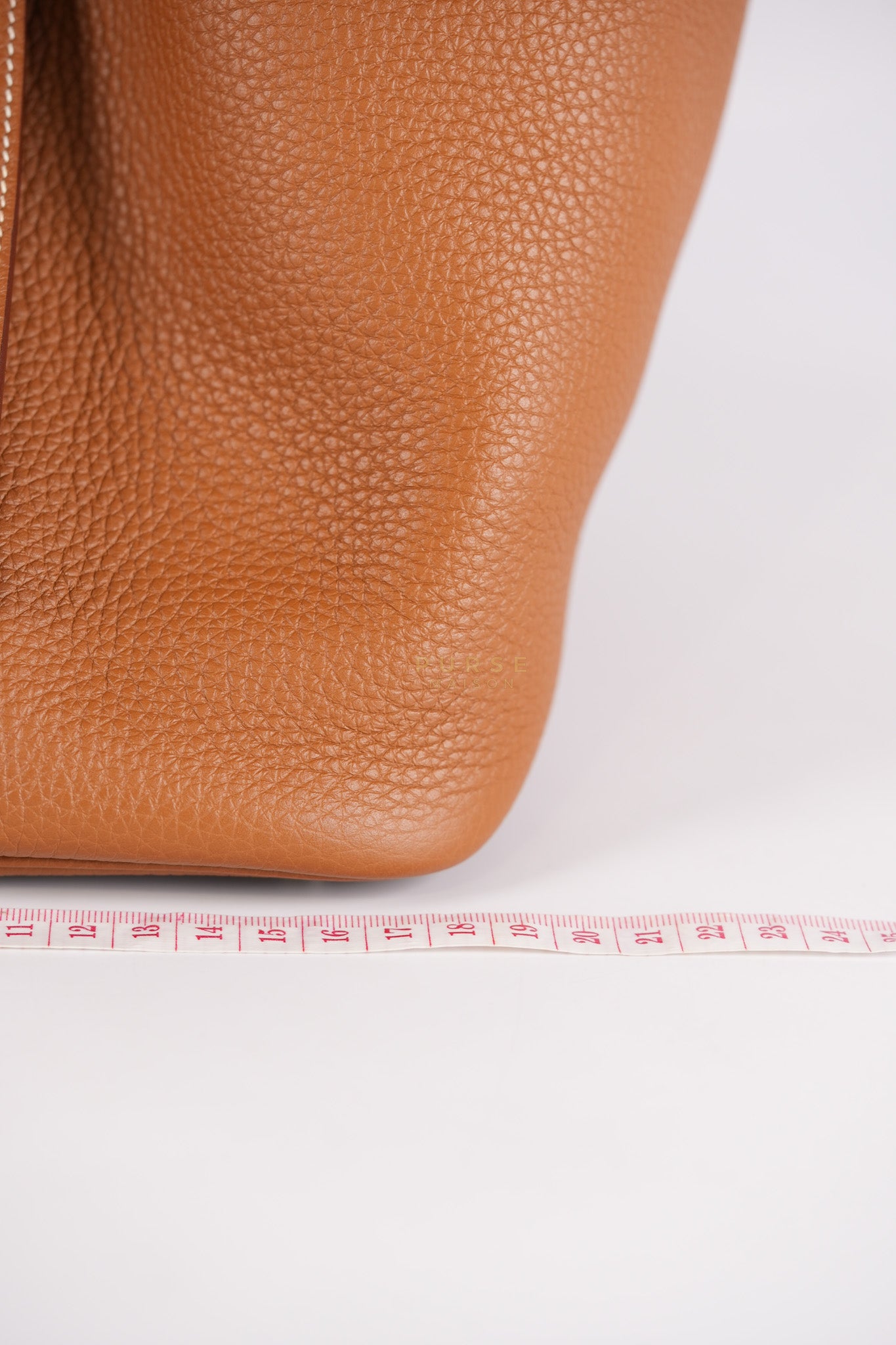 Picotin 22 Gold Clemence Leather and Palladium Hardware Stamp U (2022) | Purse Maison Luxury Bags Shop