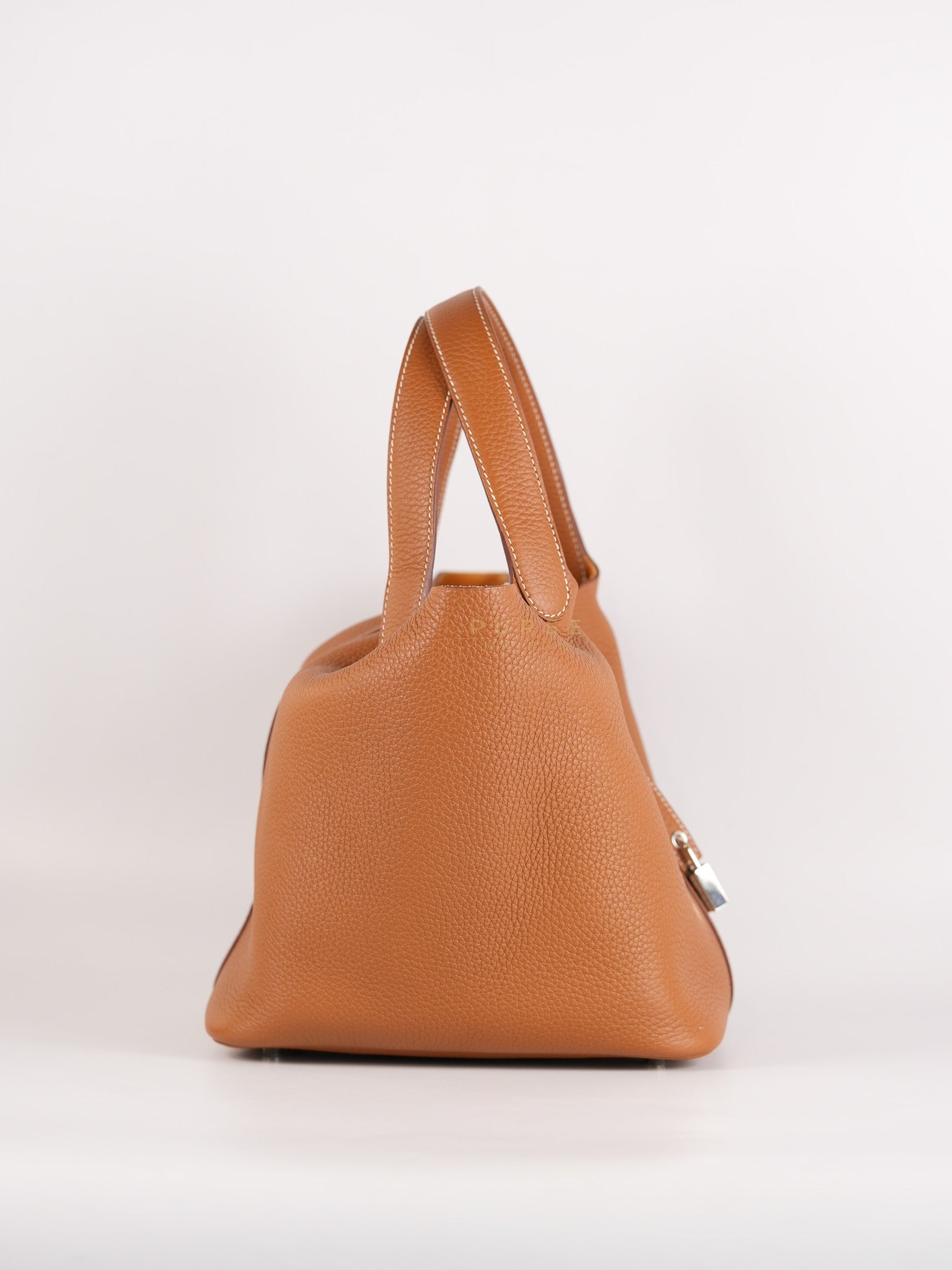 Picotin 22 Gold Clemence Leather and Palladium Hardware Stamp U (2022) | Purse Maison Luxury Bags Shop