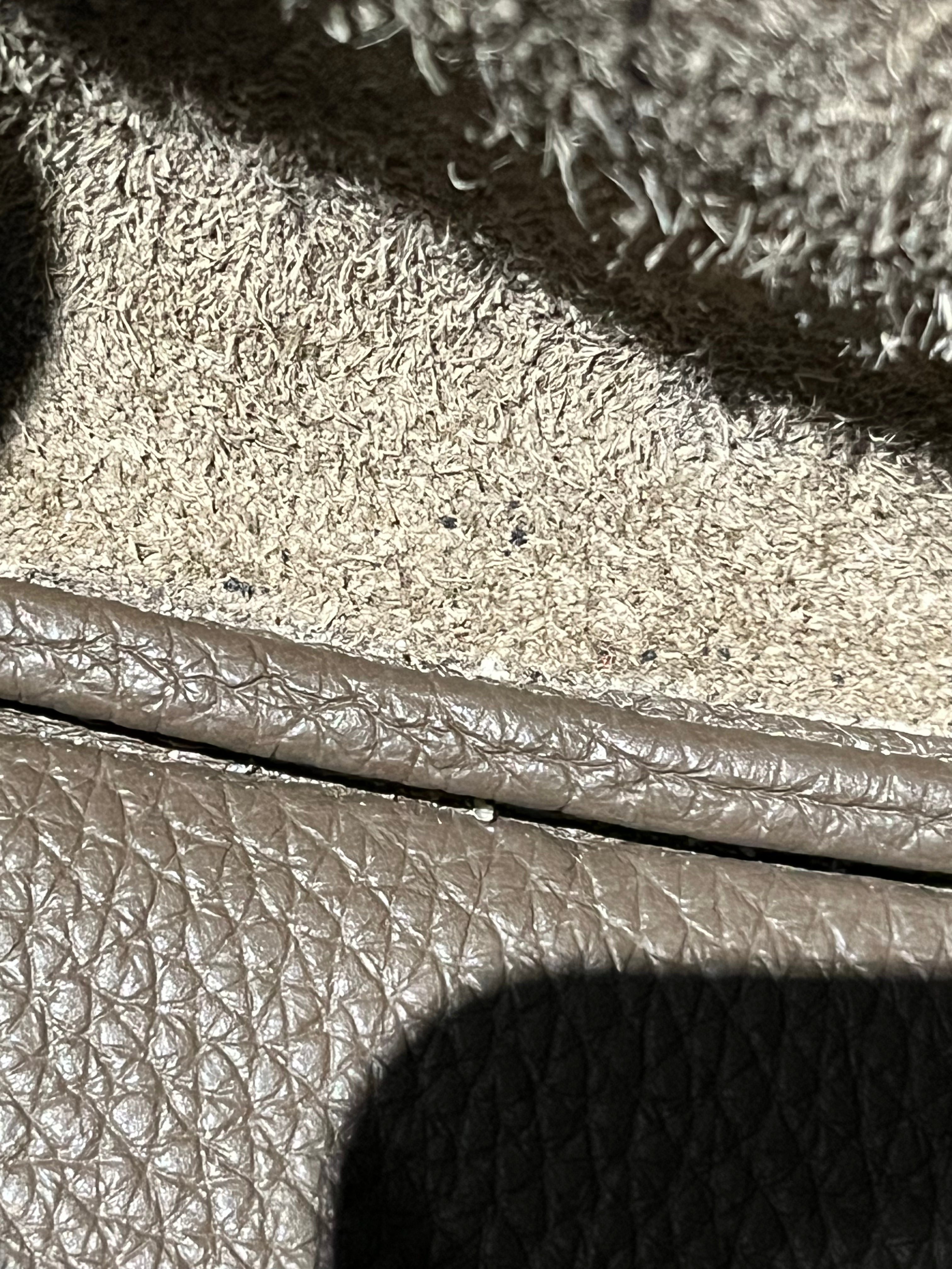 Picotin 22 in Etoupe Clemence Leather Gold Hardware Stamp U(2022) | Purse Maison Luxury Bags Shop