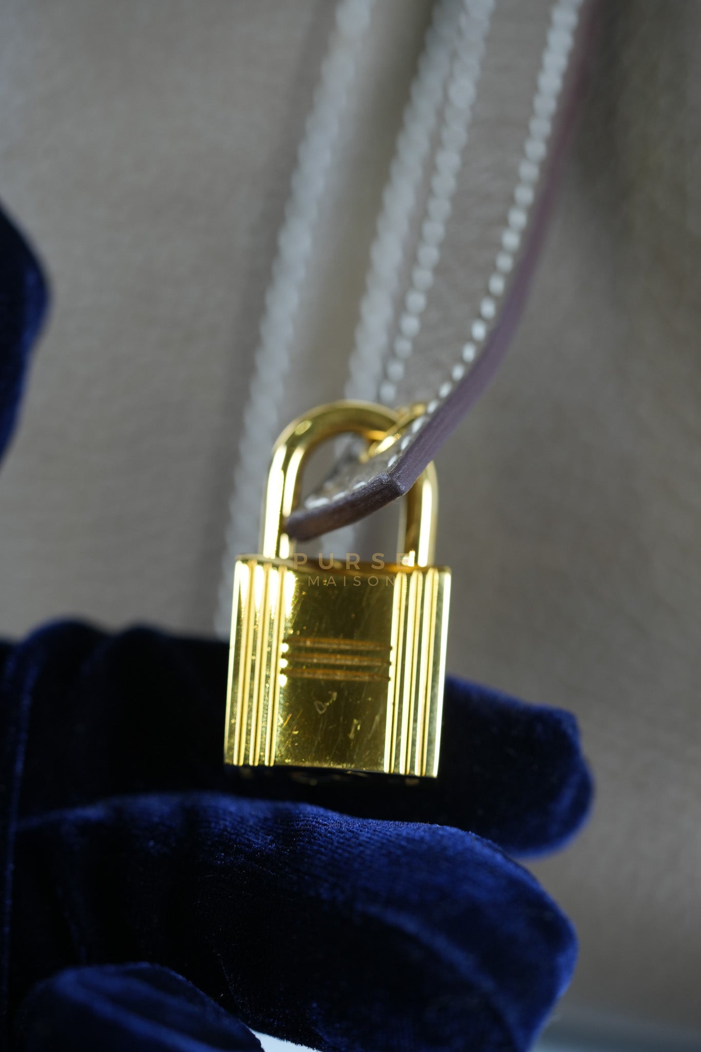 Picotin 22 in Etoupe Clemence Leather Gold Hardware Stamp U(2022) | Purse Maison Luxury Bags Shop