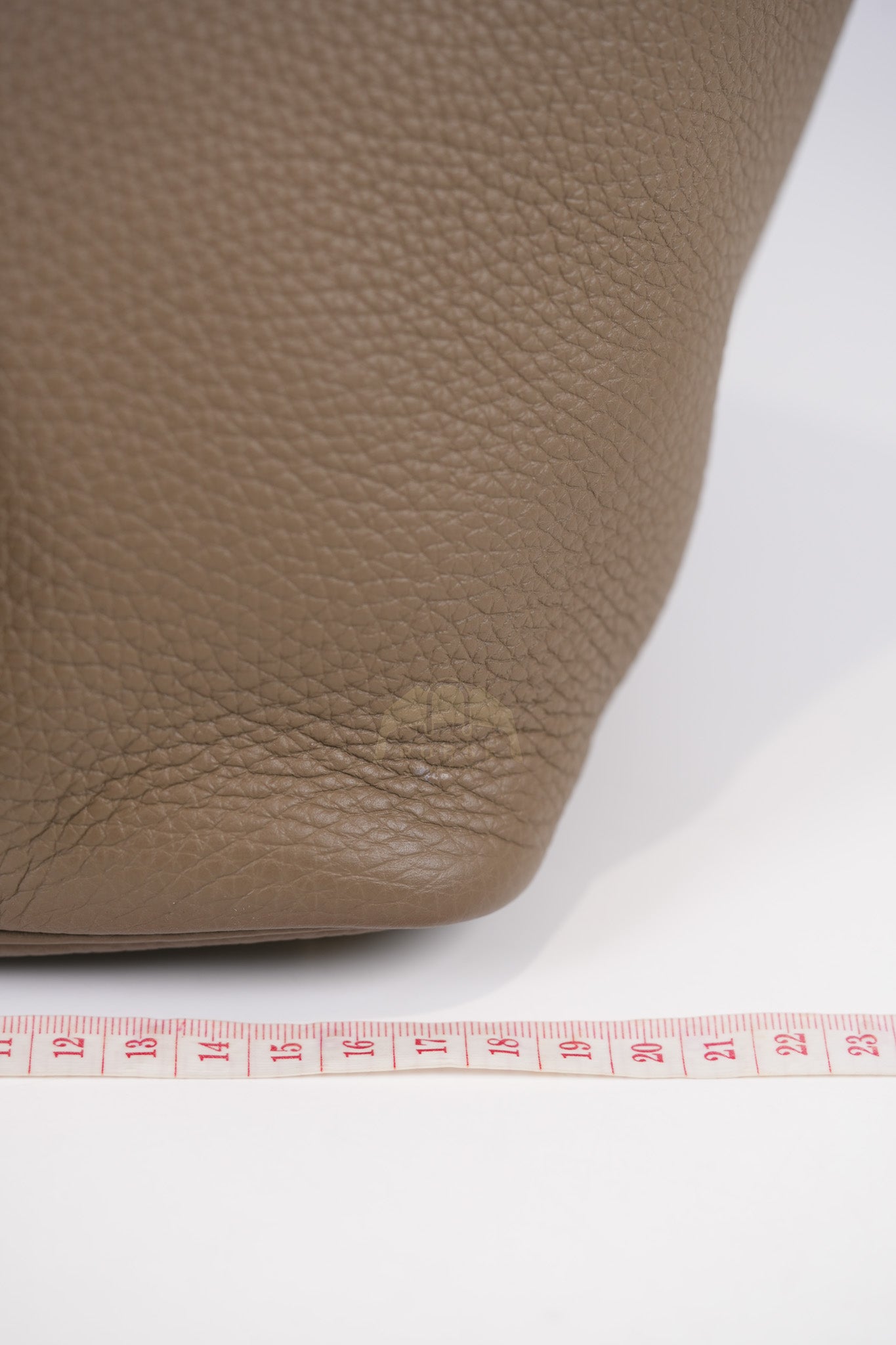 Picotin 22 in Etoupe Clemence Leather Gold Hardware Stamp W(2024) | Purse Maison Luxury Bags Shop