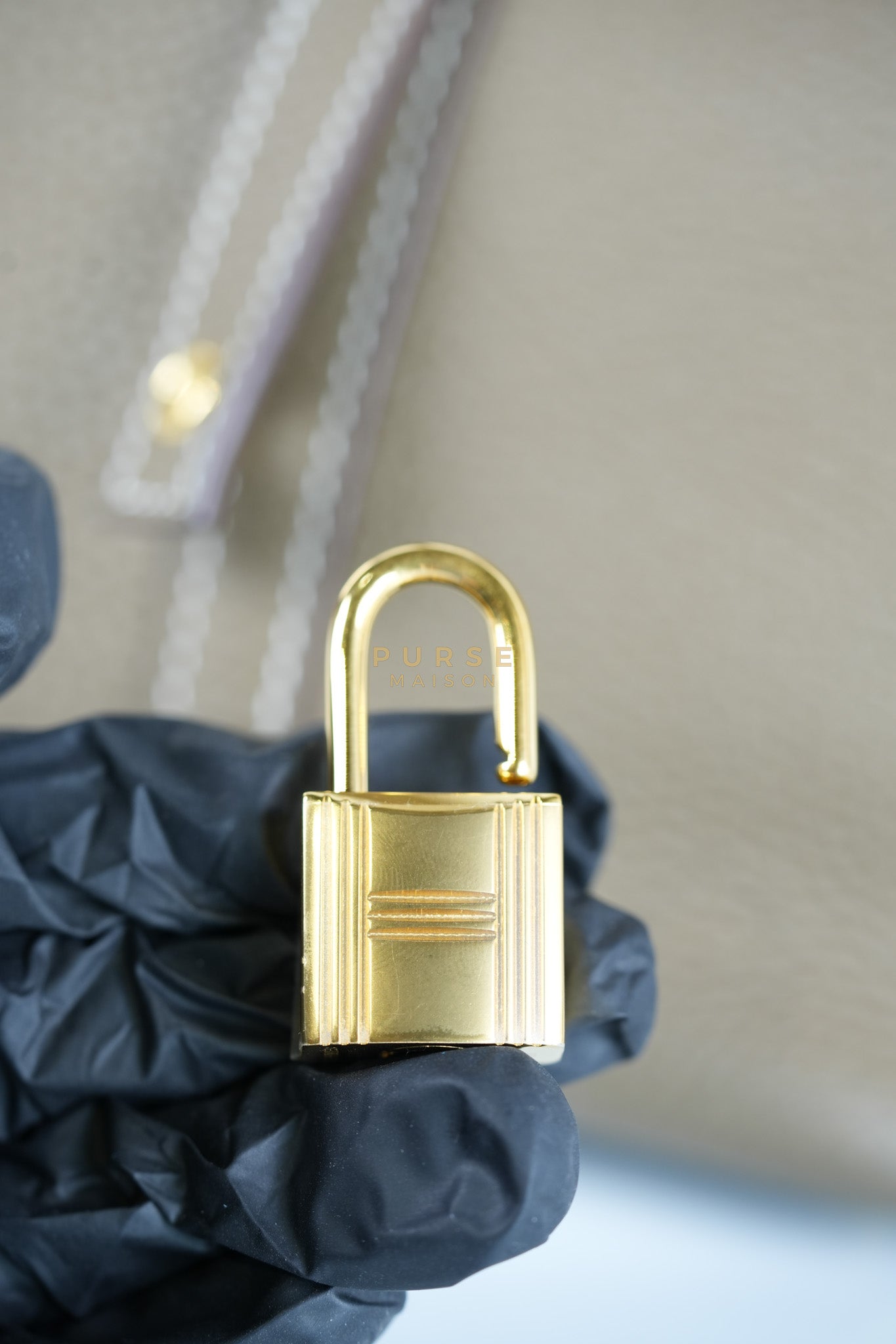 Picotin 22 in Etoupe Clemence Leather & Gold Hardware Stamp Z(2021) | Purse Maison Luxury Bags Shop