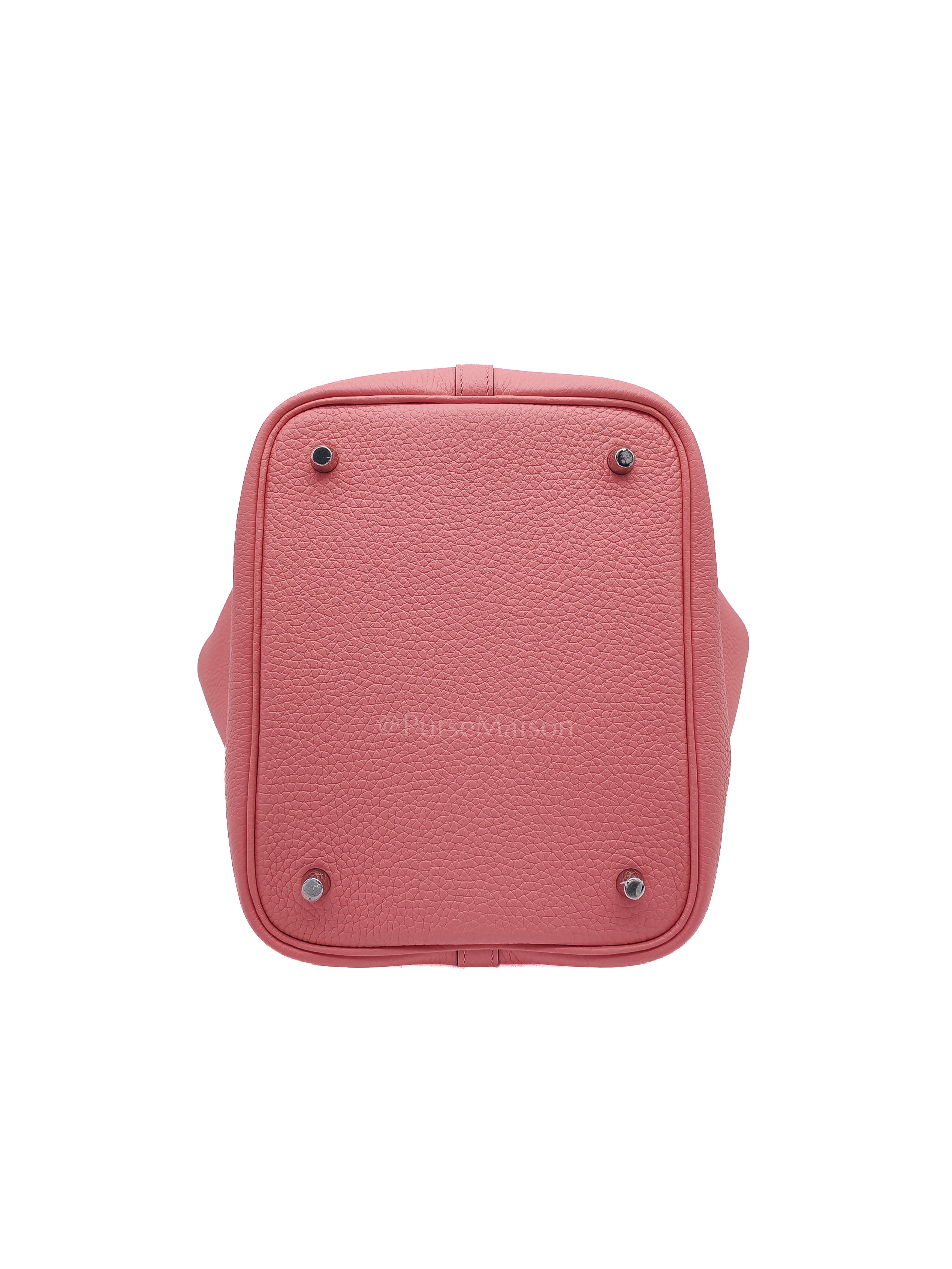 Picotin 22 in Rose Azelee Clemence Leather & Palladium Hardware Stamp B (2023) | Purse Maison Luxury Bags Shop