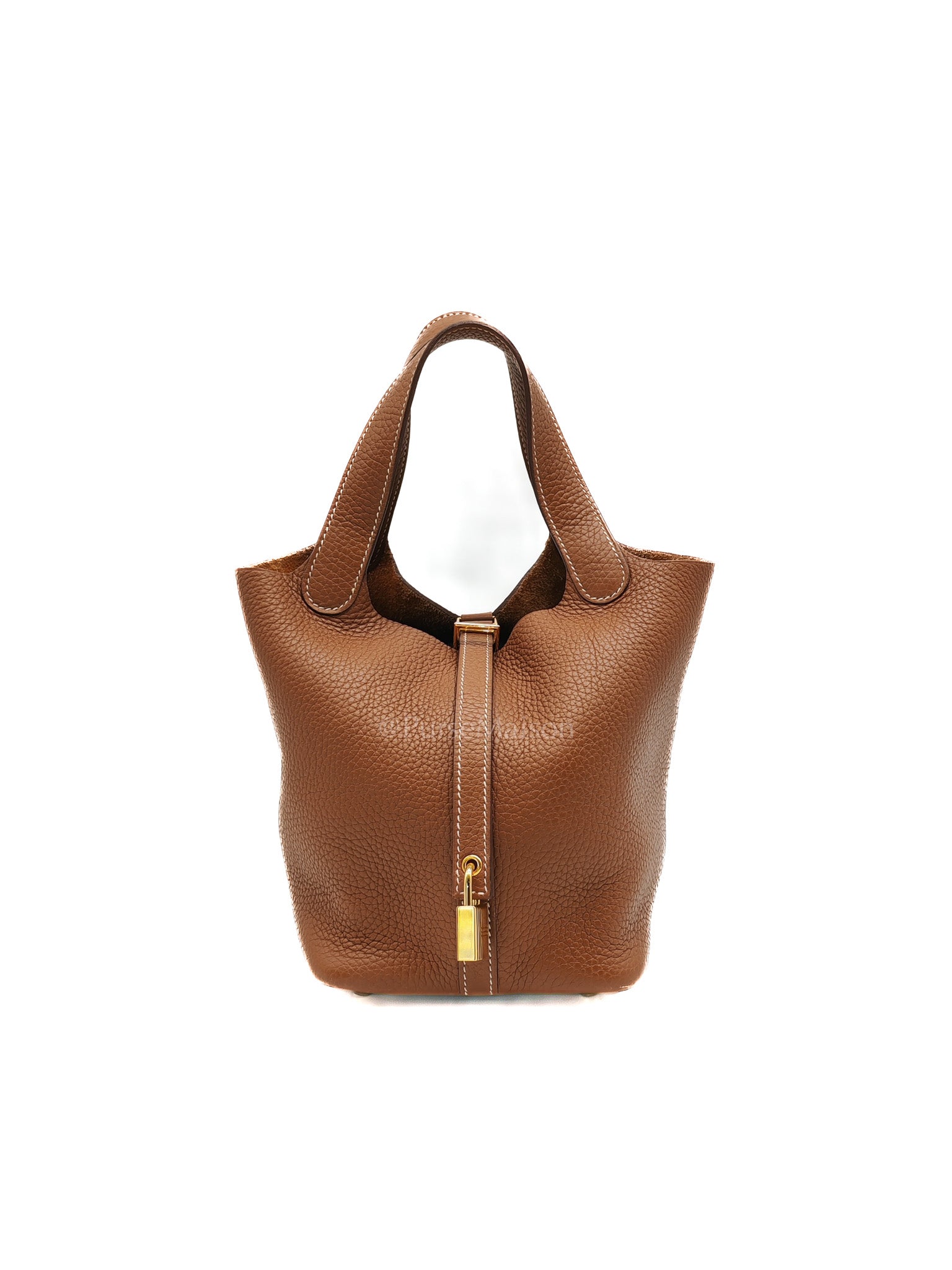 Picotin Lock 18 Gold Clemence Leather Gold Hardware Stamp Z(2021) | Purse Maison Luxury Bags Shop