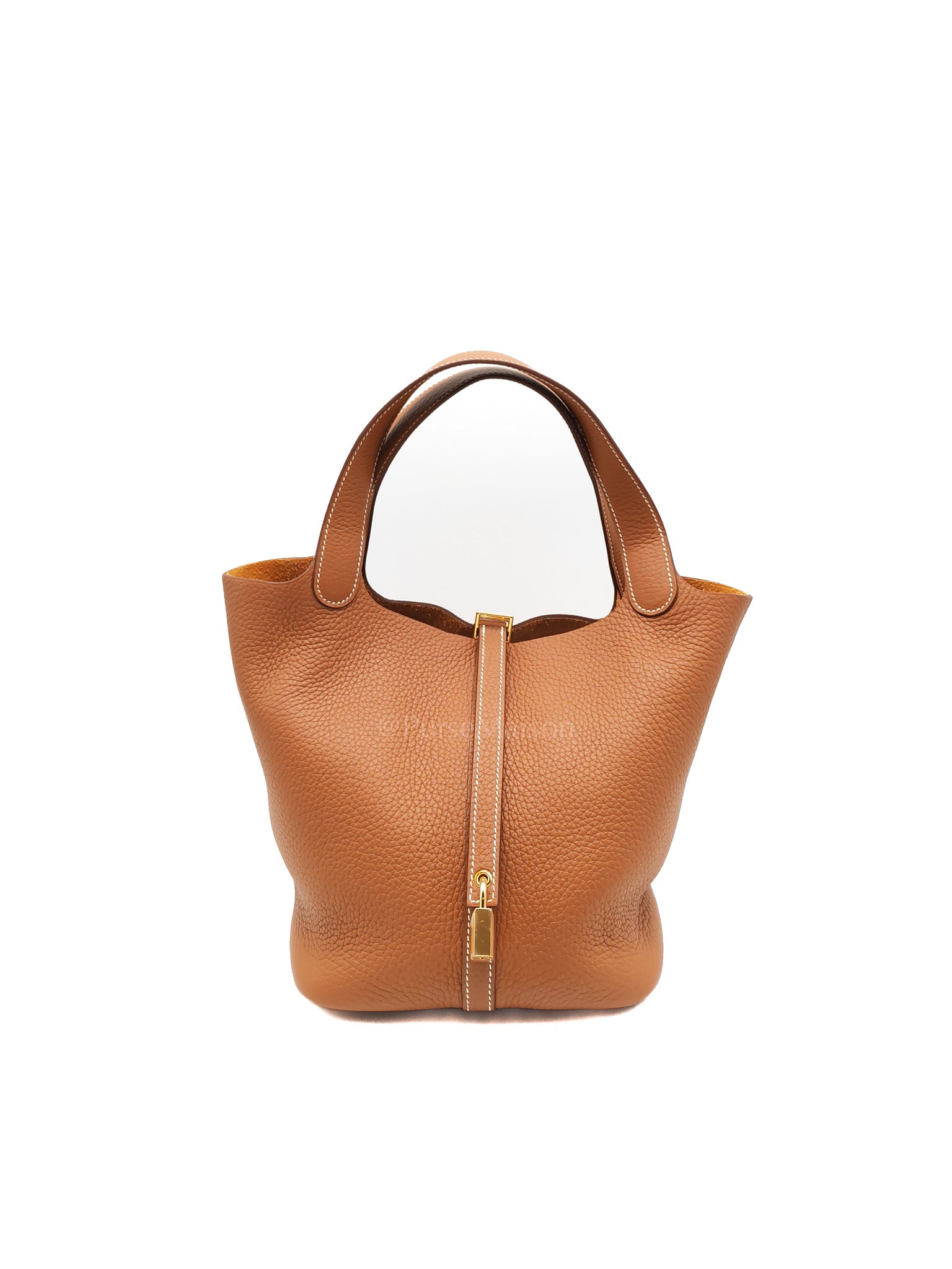 Picotin Lock 22 Gold Clemence Leather in Gold Hardware Stamp K(2025) | Purse Maison Luxury Bags Shop