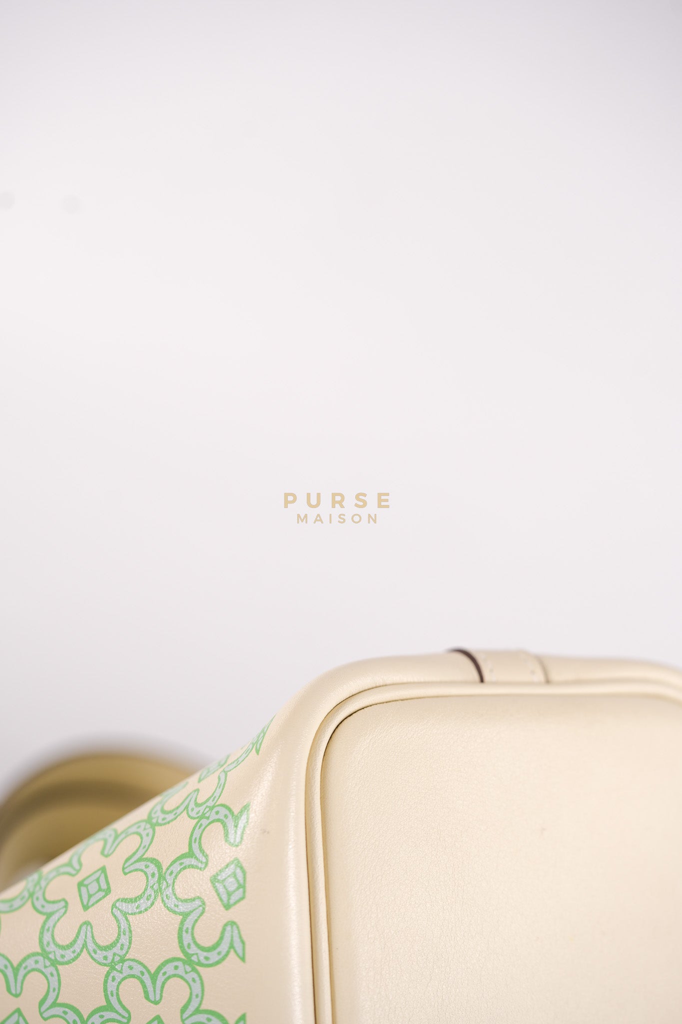 Picotin Lock Micro in Lucky Daisy Nata Swift Leather & Palladium Hardware Stamp B (2023) | Purse Maison Luxury Bags Shop